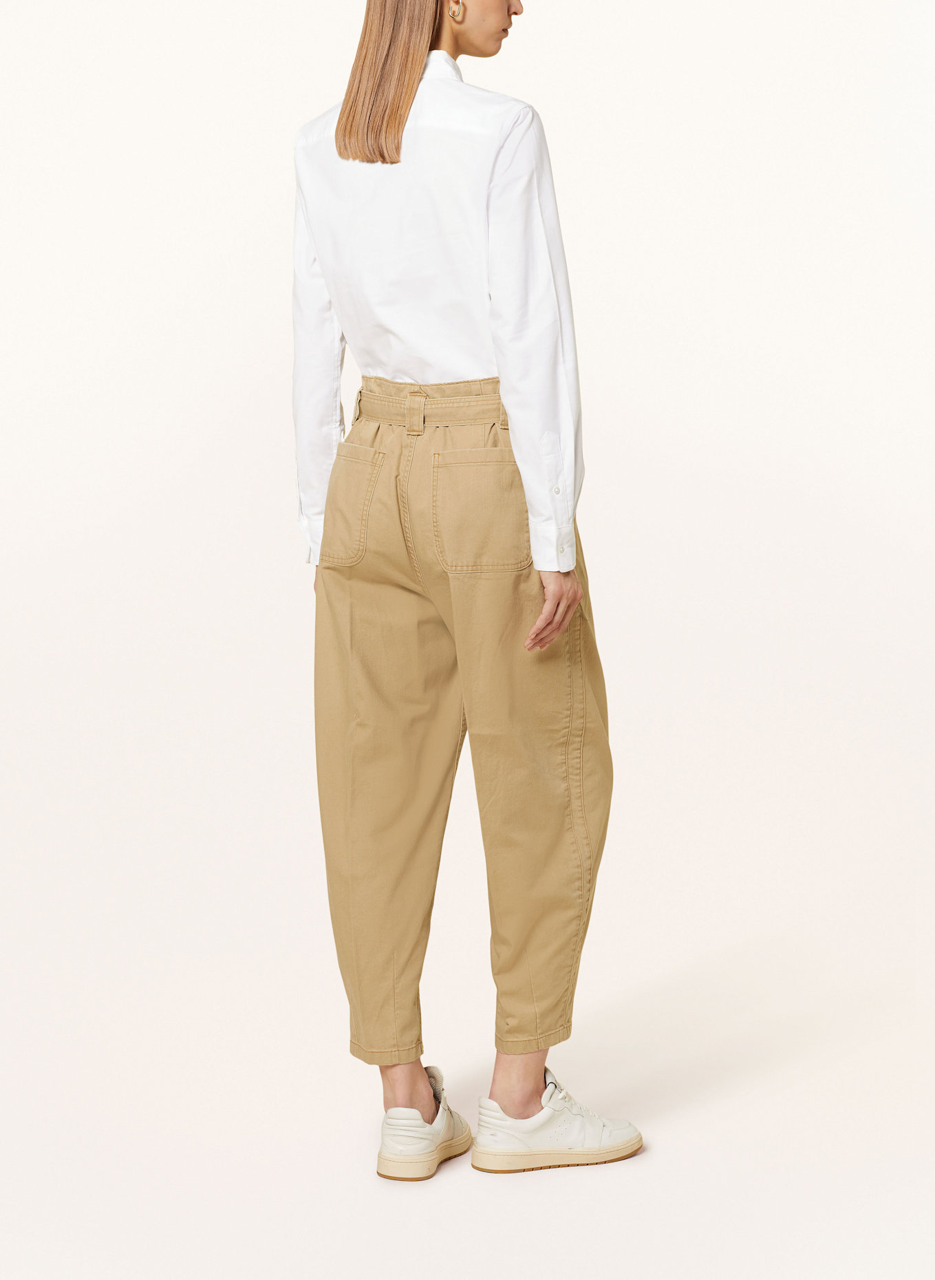 POLO RALPH LAUREN Paper bag trousers, Color: BEIGE (Image 3)