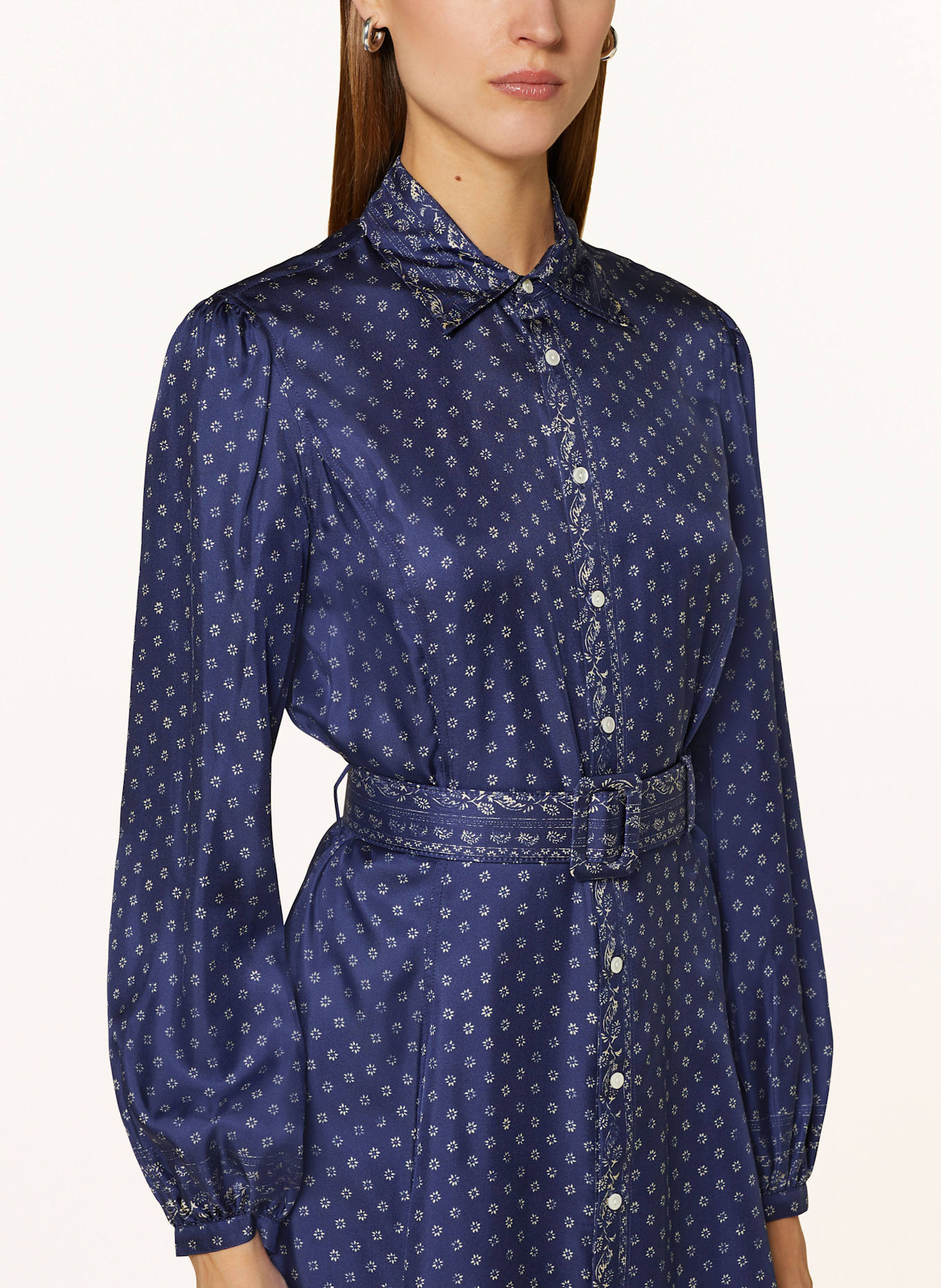 Ralph lauren silk shirt dress hot sale