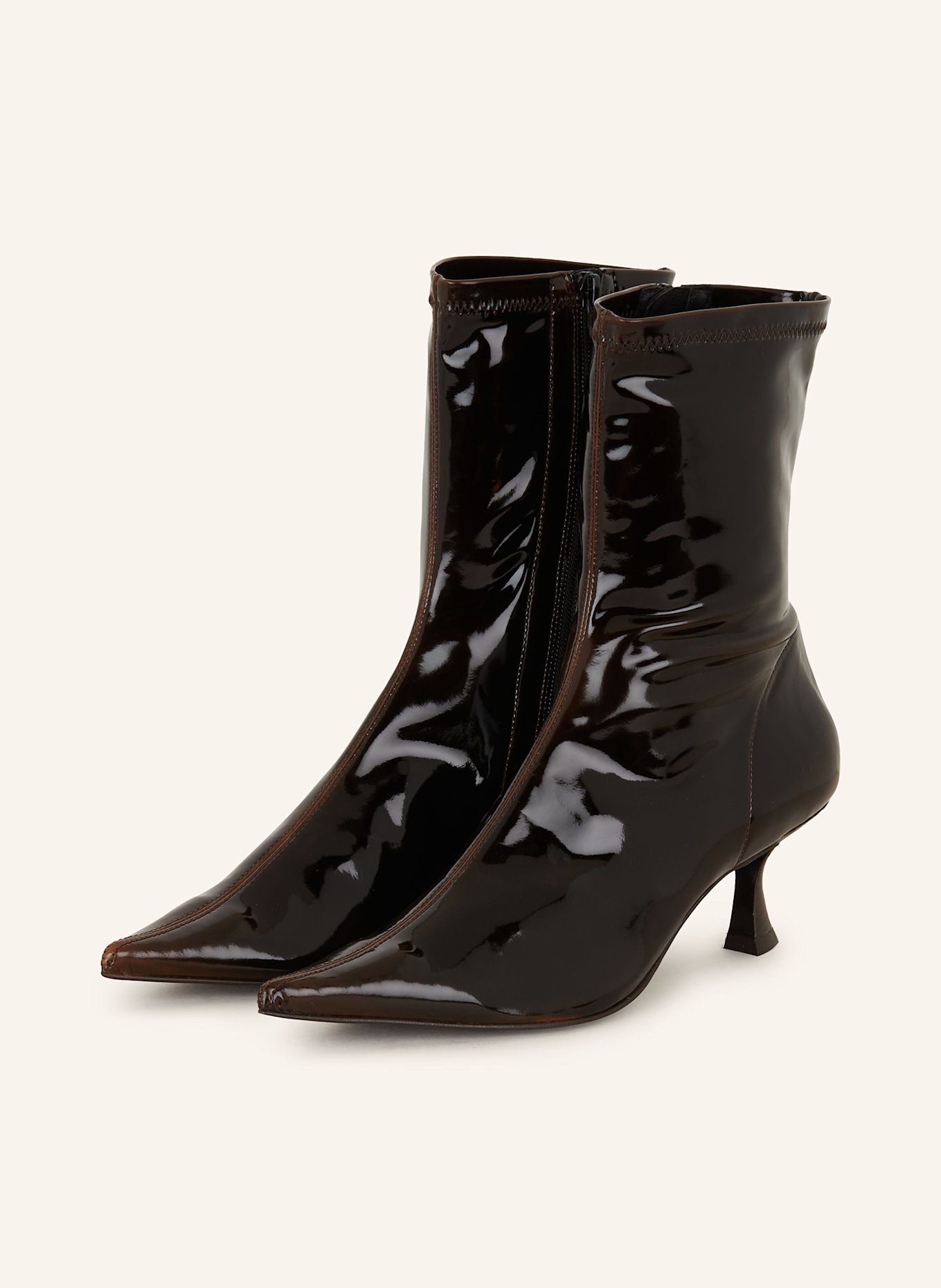 ZINDA SIGFRID ankle boots in dark brown