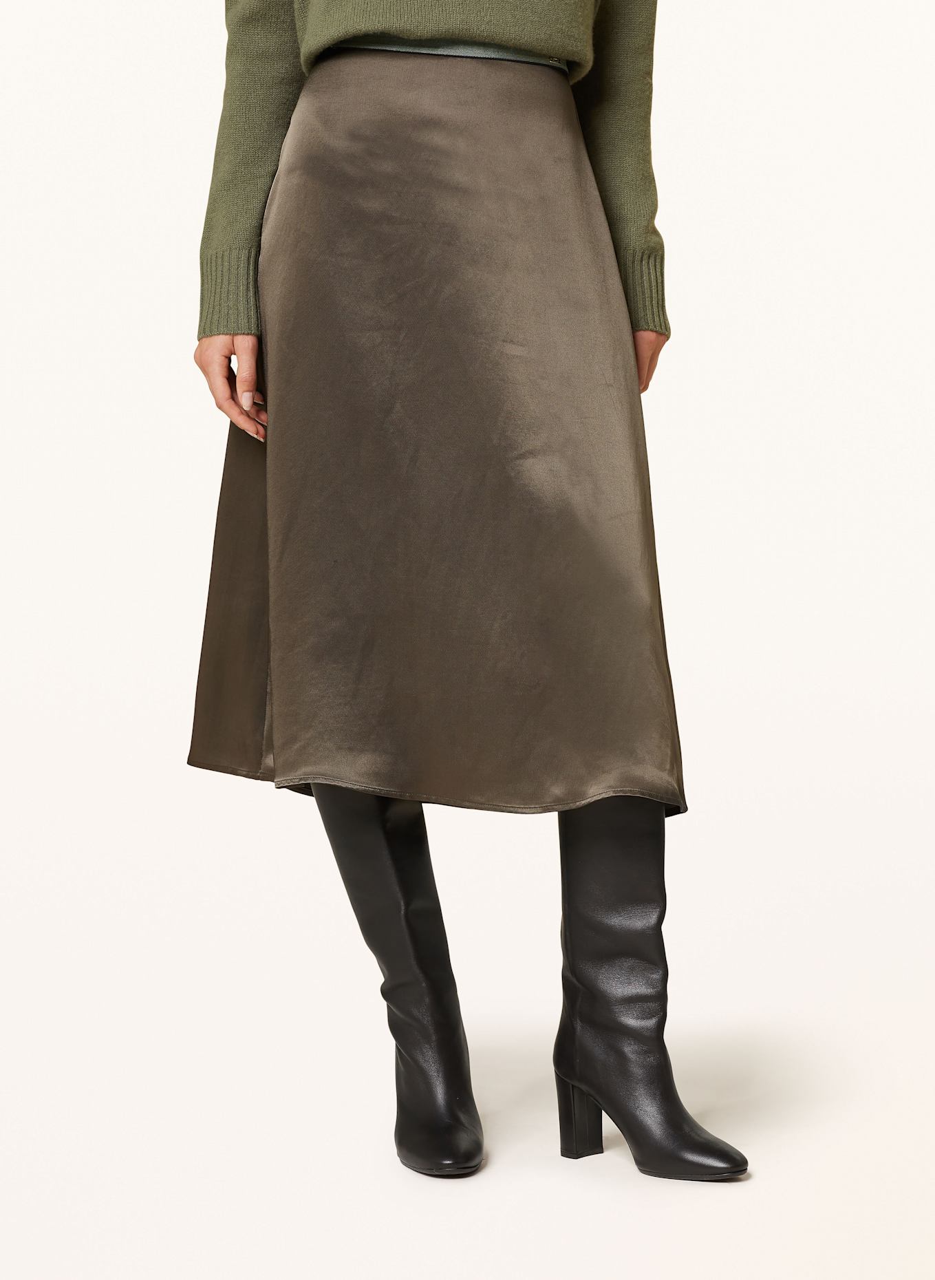 CINQUE Skirt CIRIO, Color: OLIVE (Image 4)