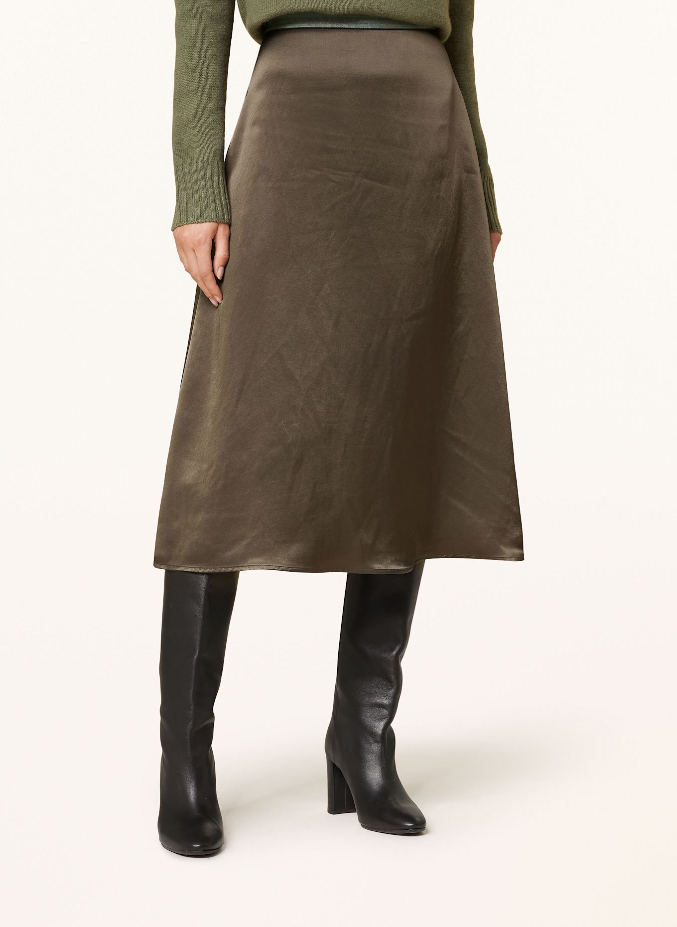 CINQUE Skirt CIRIO, Color: OLIVE (Image 5)