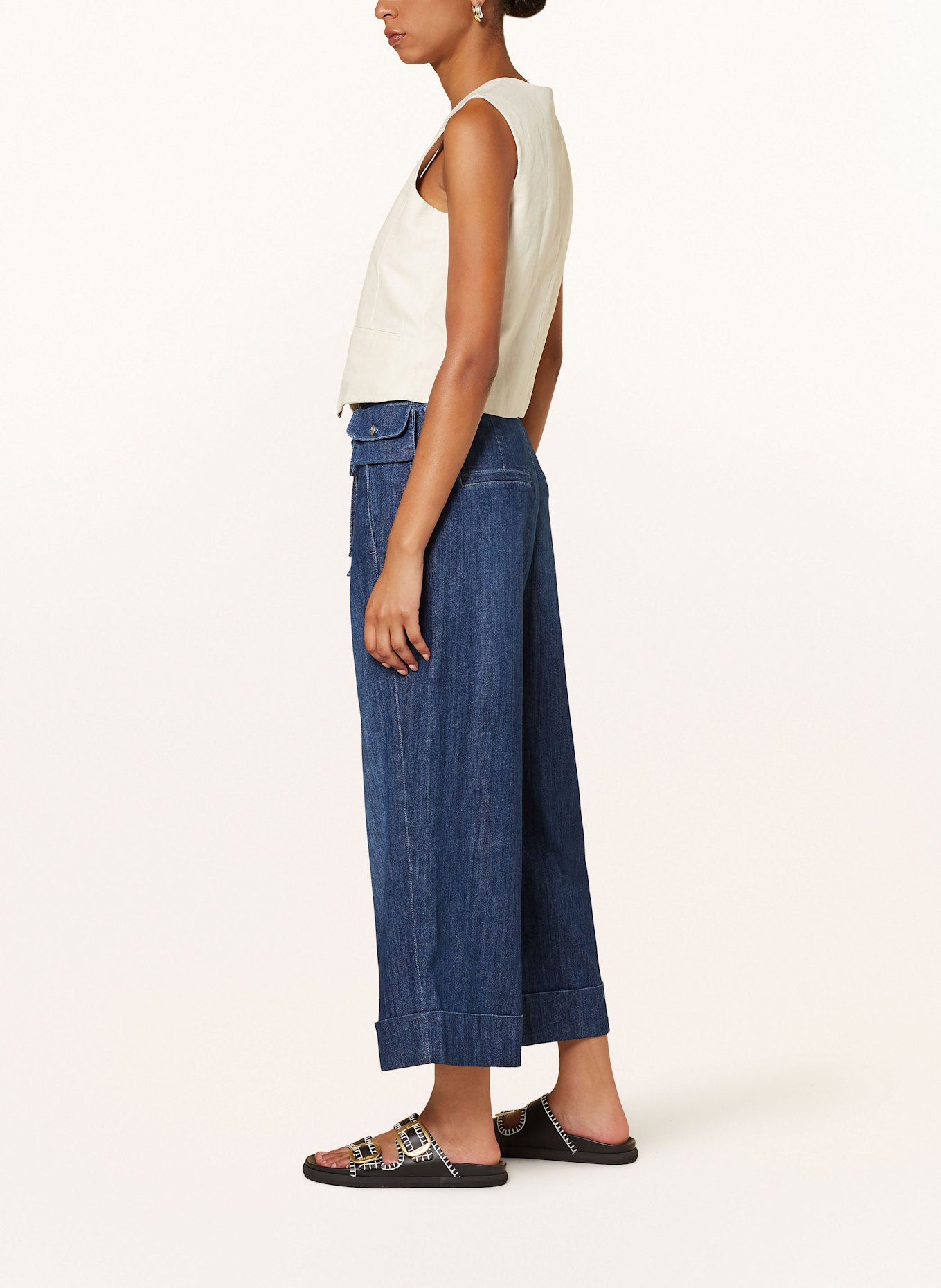 PNTS Jeans-Culotte THE MINI: 23 used navy blue