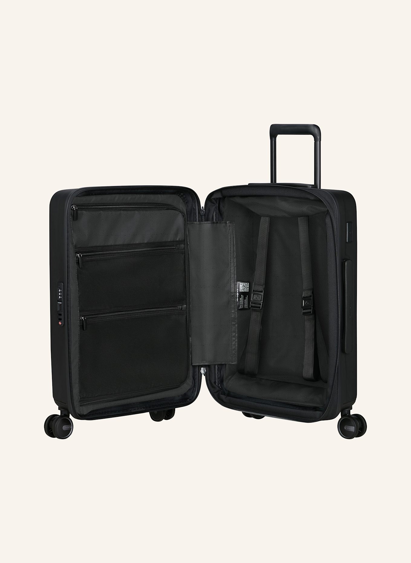 Samsonite Trolley RESTACKD: SCHWARZ