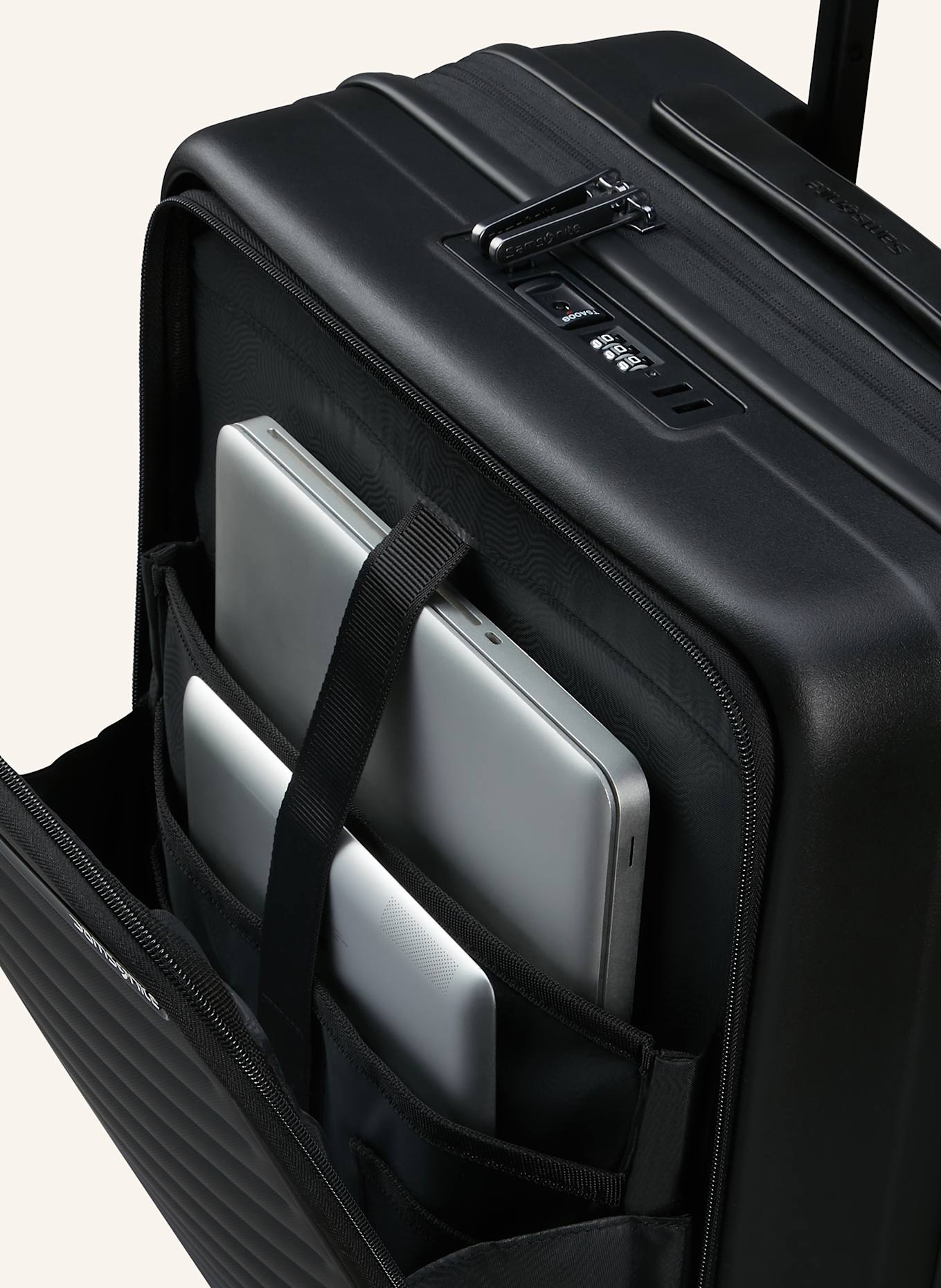 Samsonite Trolley RESTACKD: SCHWARZ