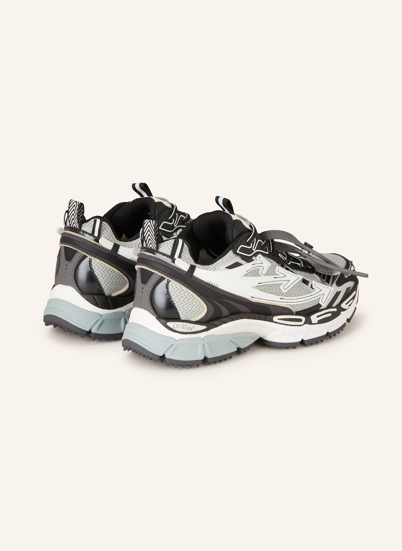 White shoes with black back cheap