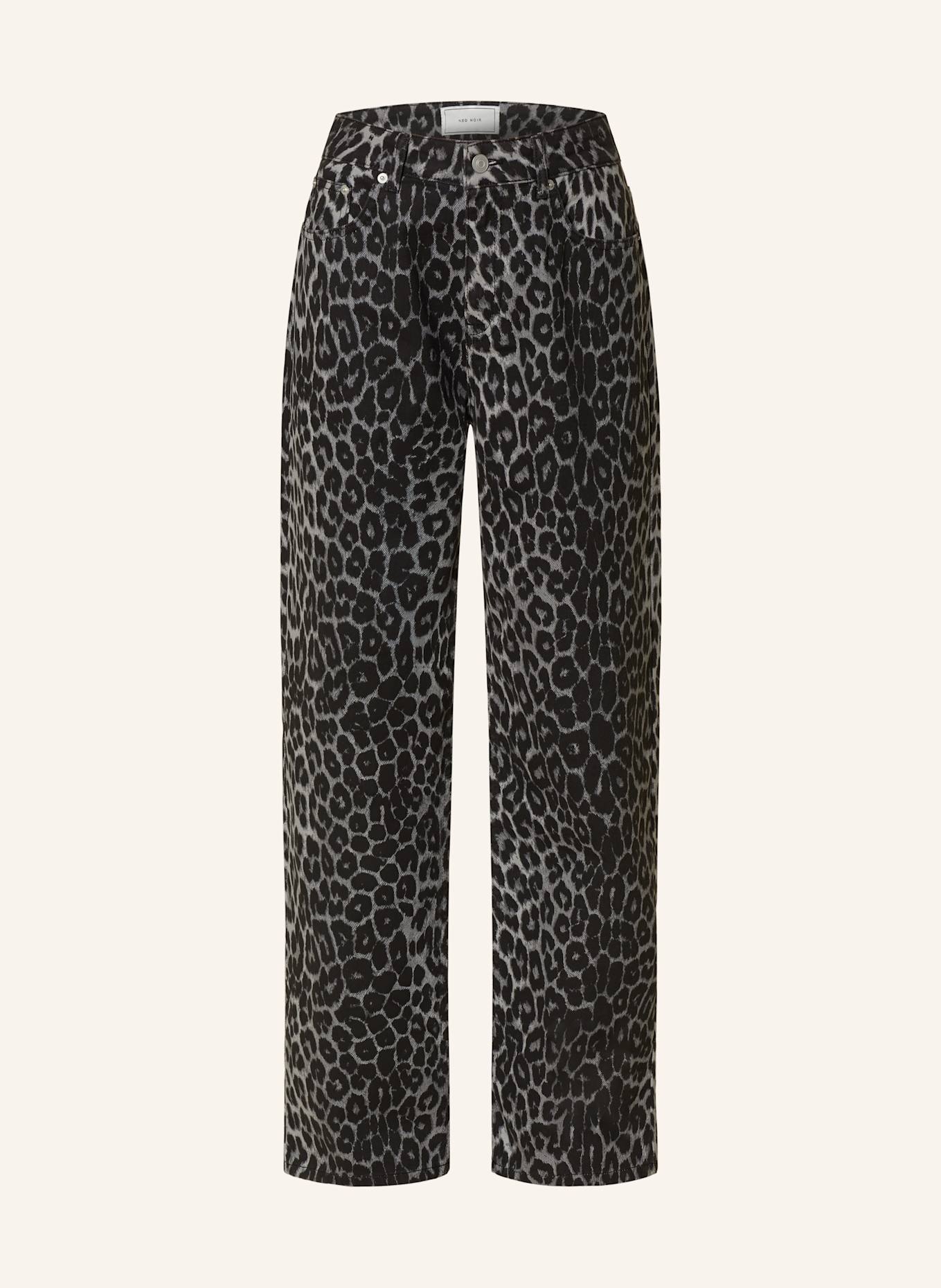NEO NOIR jeans NYC SIMONA: 670 Grey Leopard