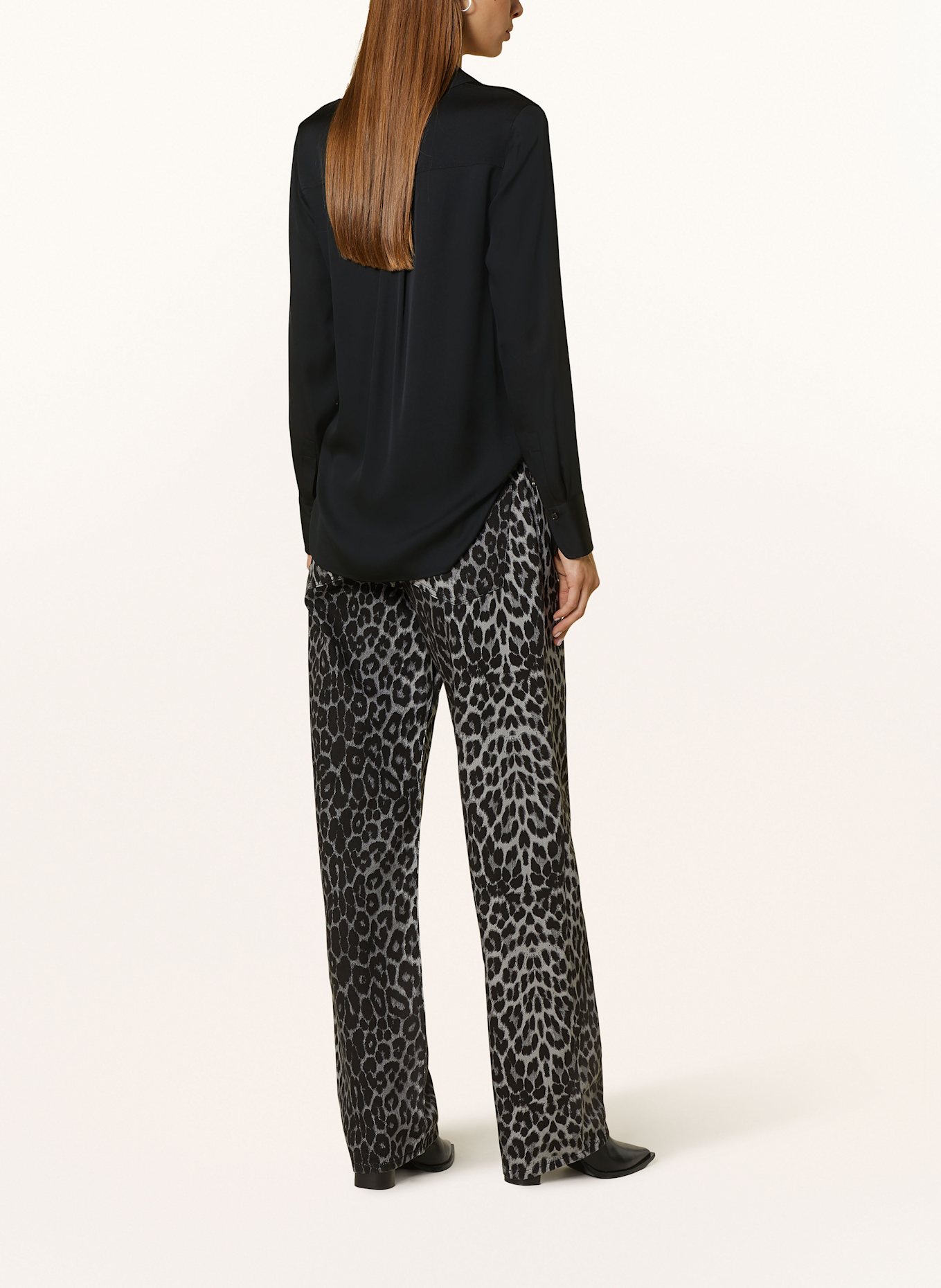 NEO NOIR jeans NYC SIMONA: 670 Grey Leopard
