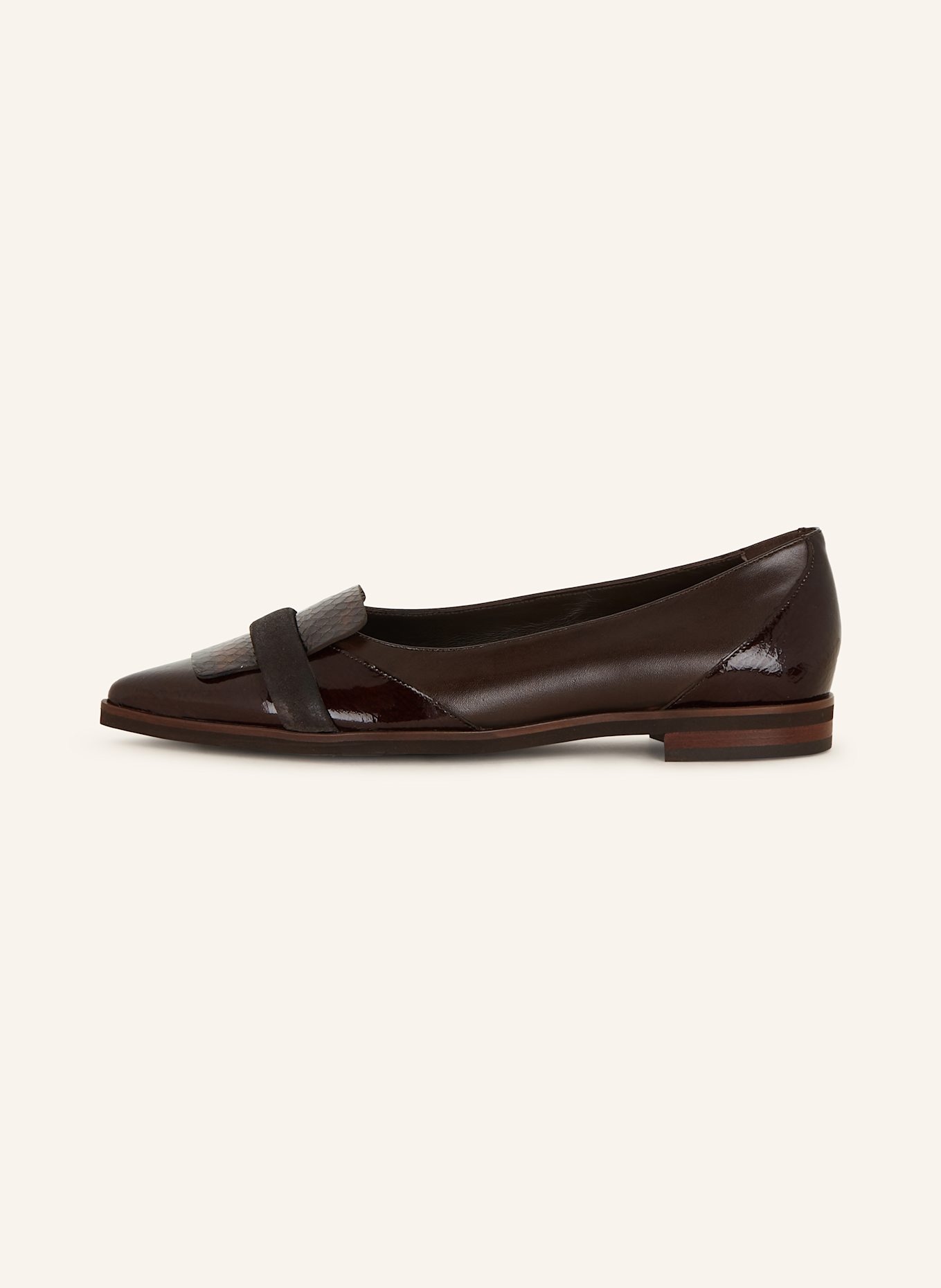 Pertini Ballet flats, Color: DARK BROWN (Image 4)