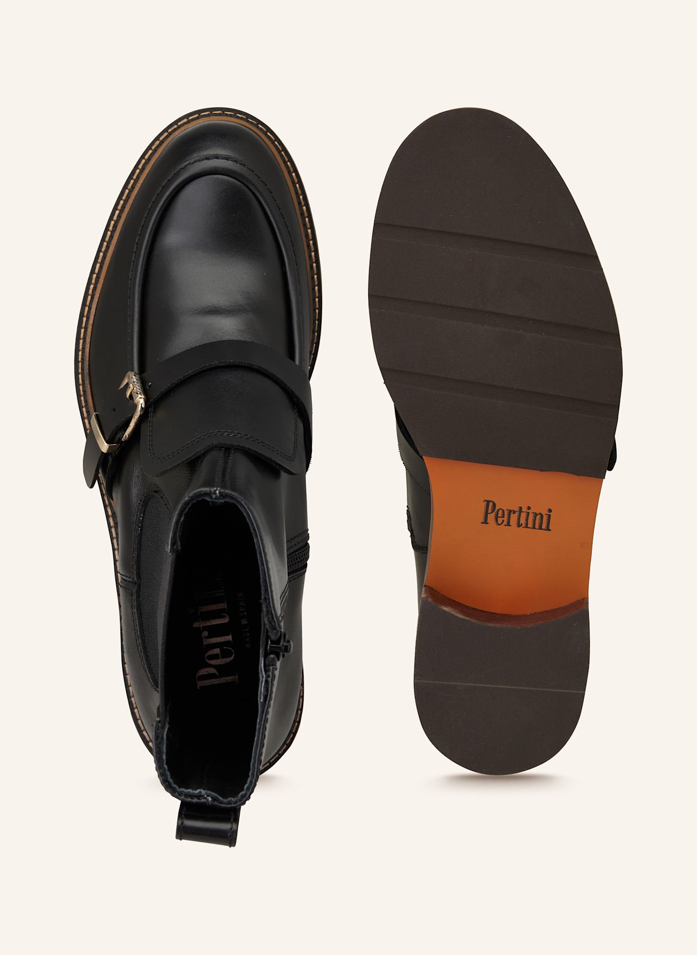 Pertini Chelsea Boots: SCHWARZ