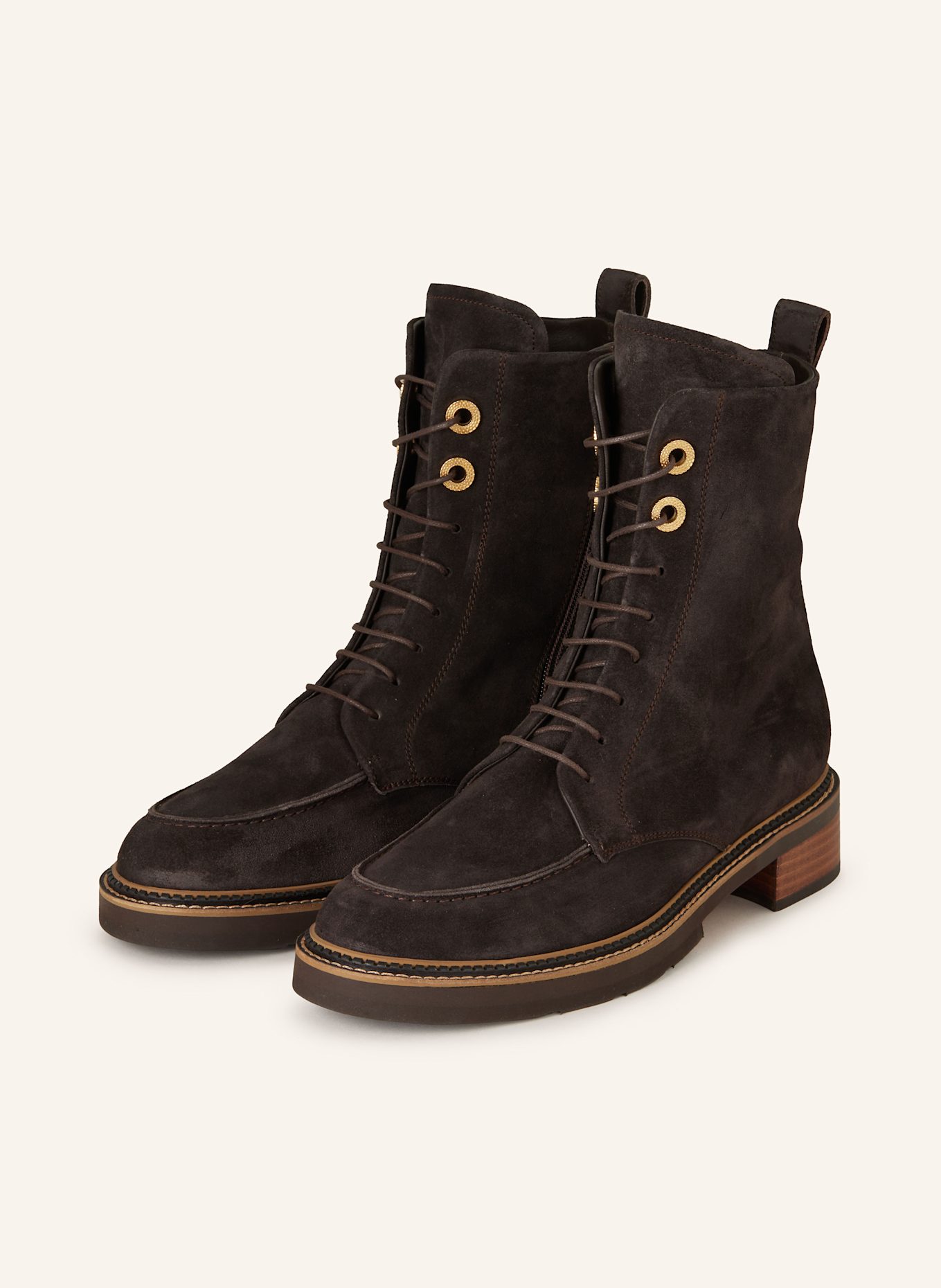 Pertini Lace-up boots: DARK BROWN