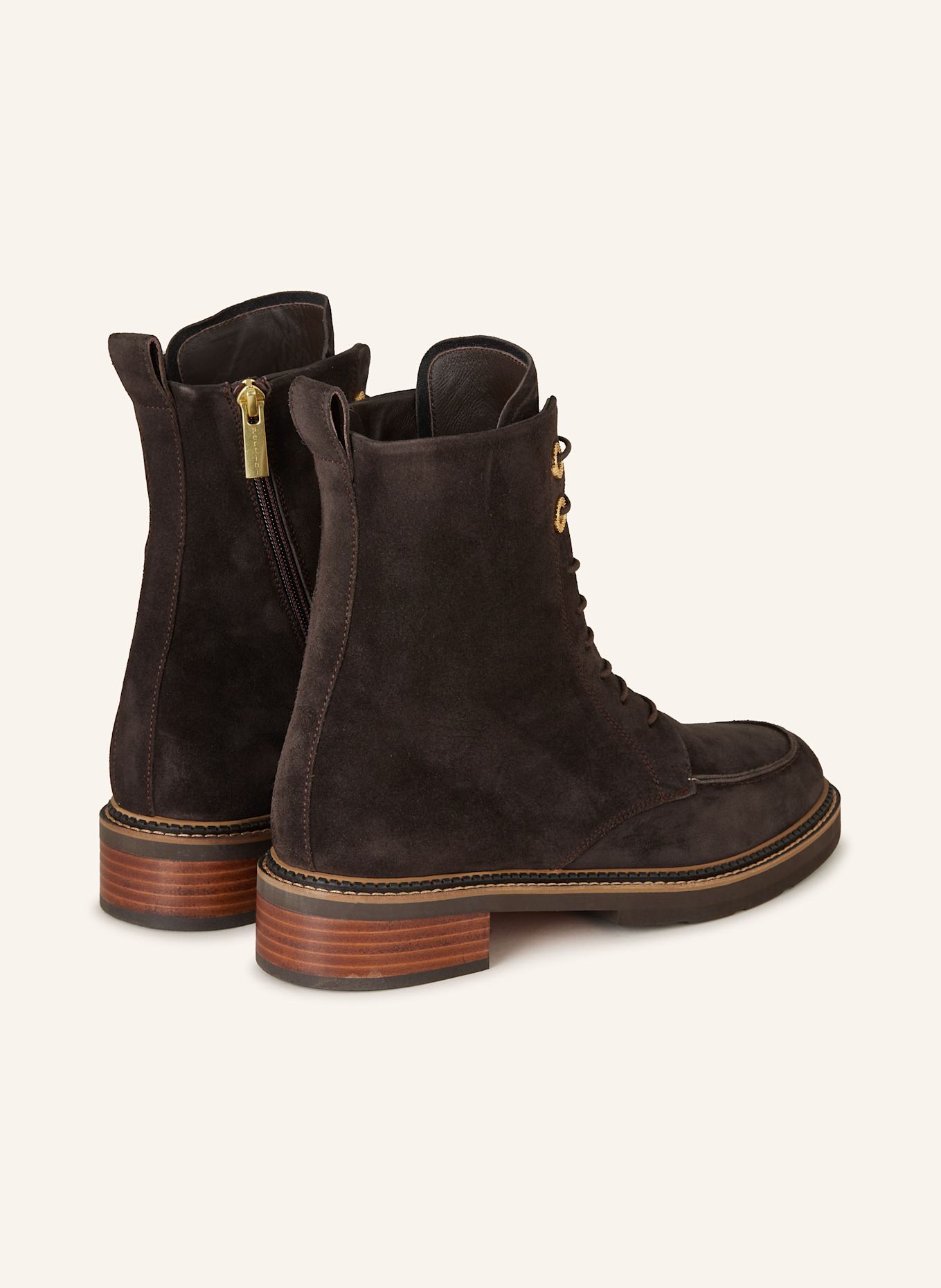Pertini Lace-up boots: DARK BROWN