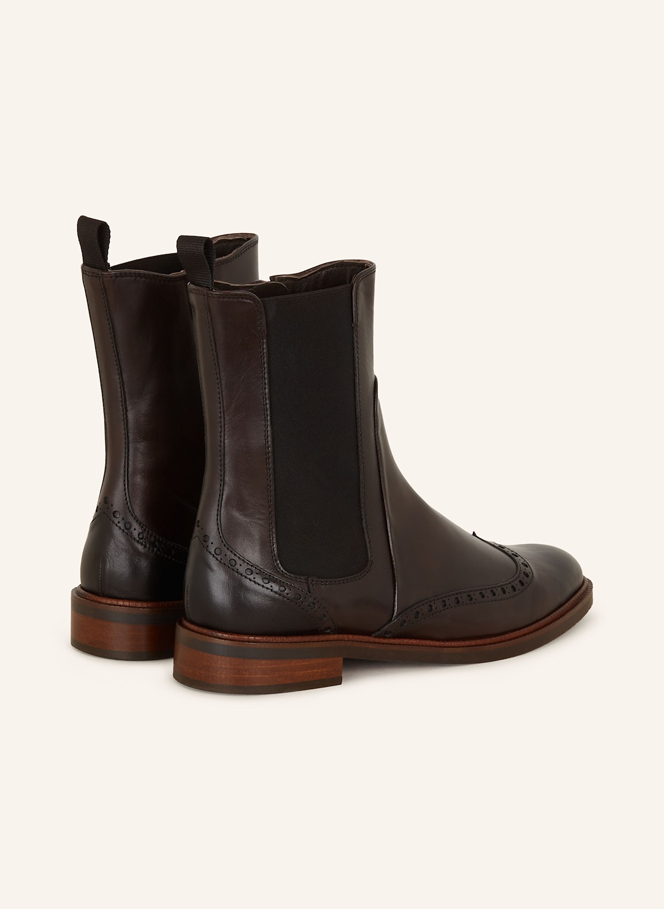 Pertini Chelsea boty: TMAVĚ HNĚDÁ