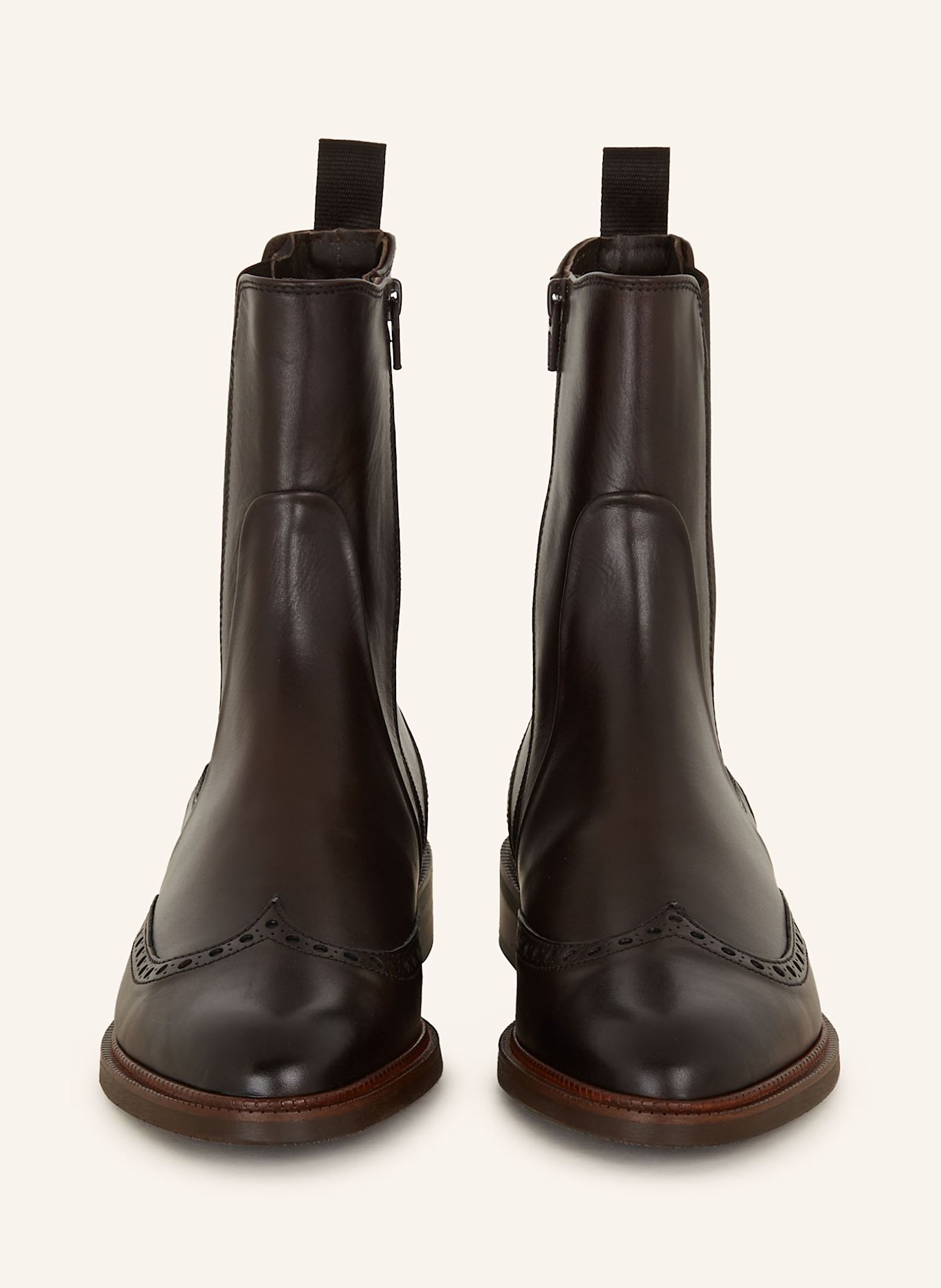 Pertini Chelsea boty: TMAVĚ HNĚDÁ