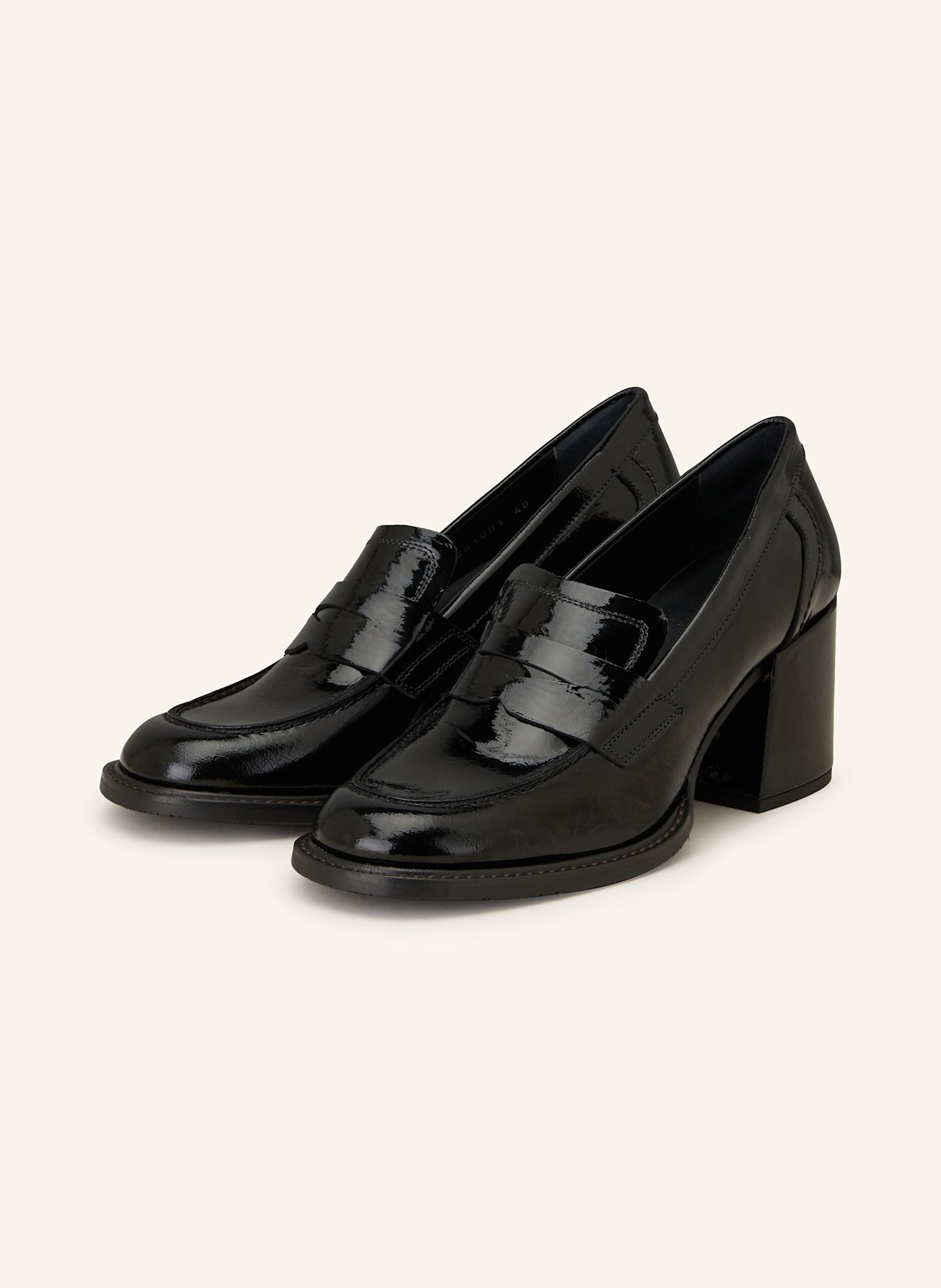 Pertini Lack-Pumps, Farbe: SCHWARZ (Bild 1)