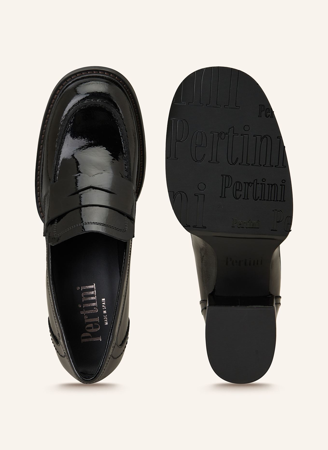 Pertini Lack-Pumps, Farbe: SCHWARZ (Bild 5)