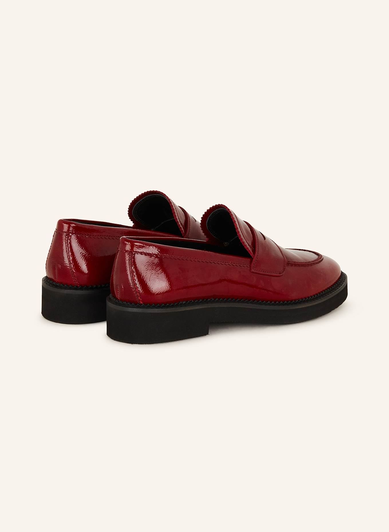 Pertini Penny loafers: DARK RED
