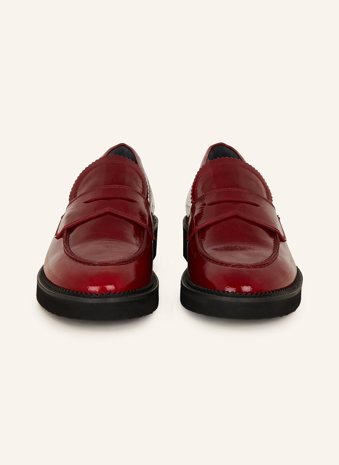 Pertini Penny loafers: DARK RED