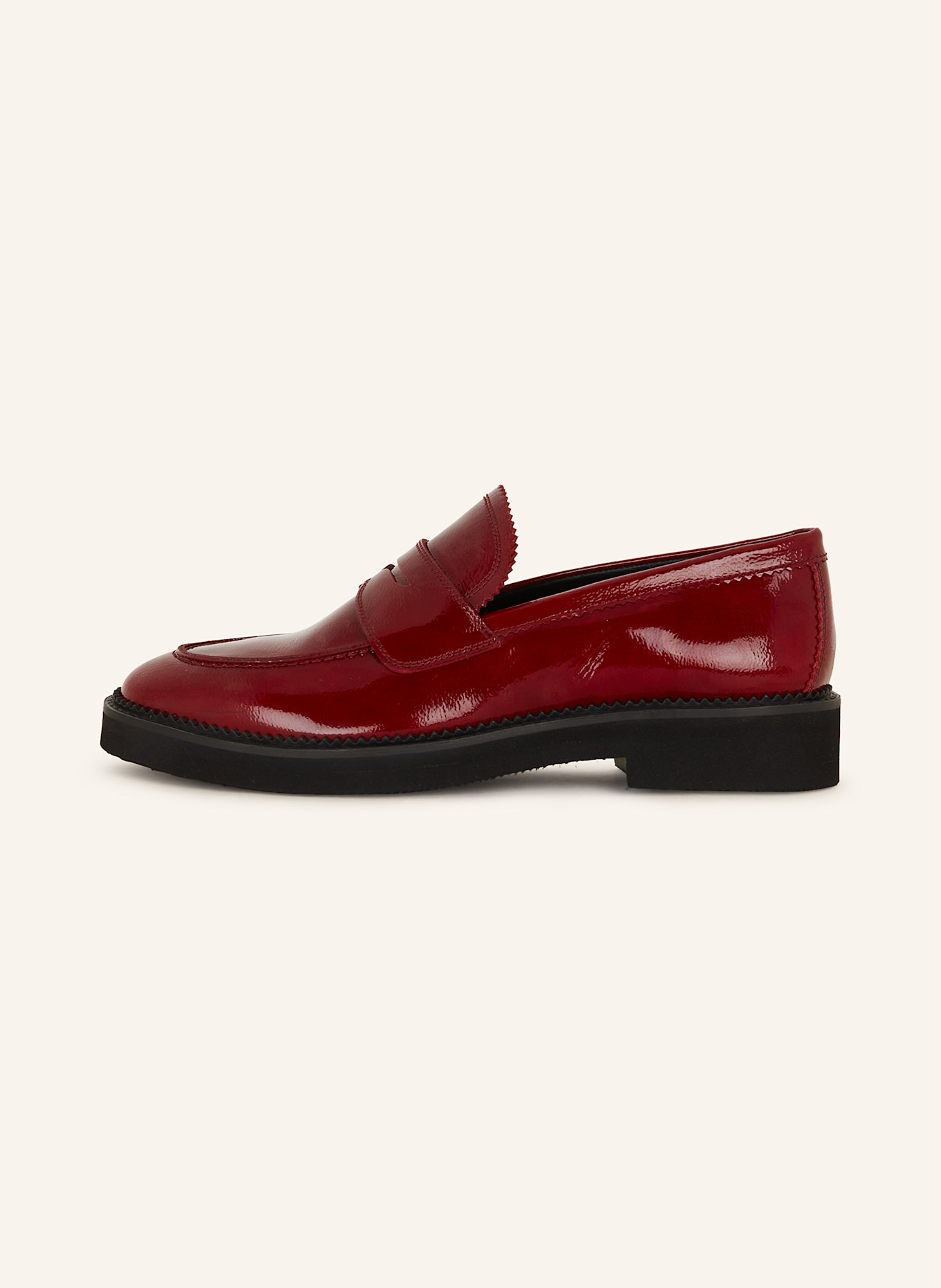 Pertini Penny loafers: DARK RED