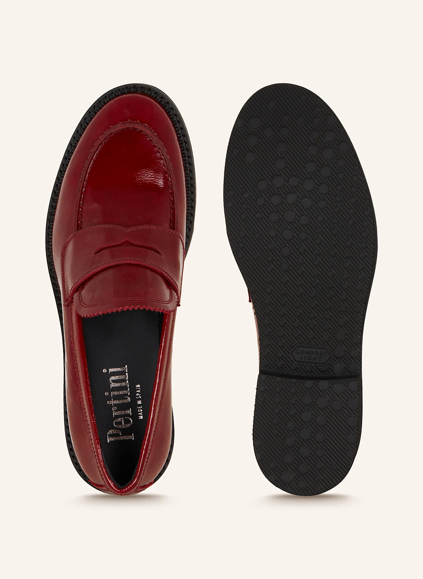 Pertini Penny loafers: DARK RED