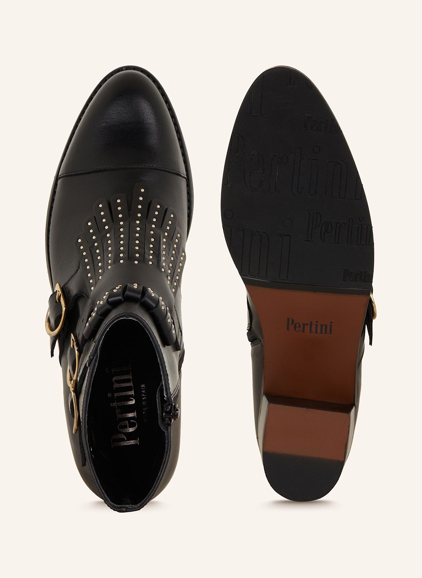 Pertini Stiefeletten: SCHWARZ