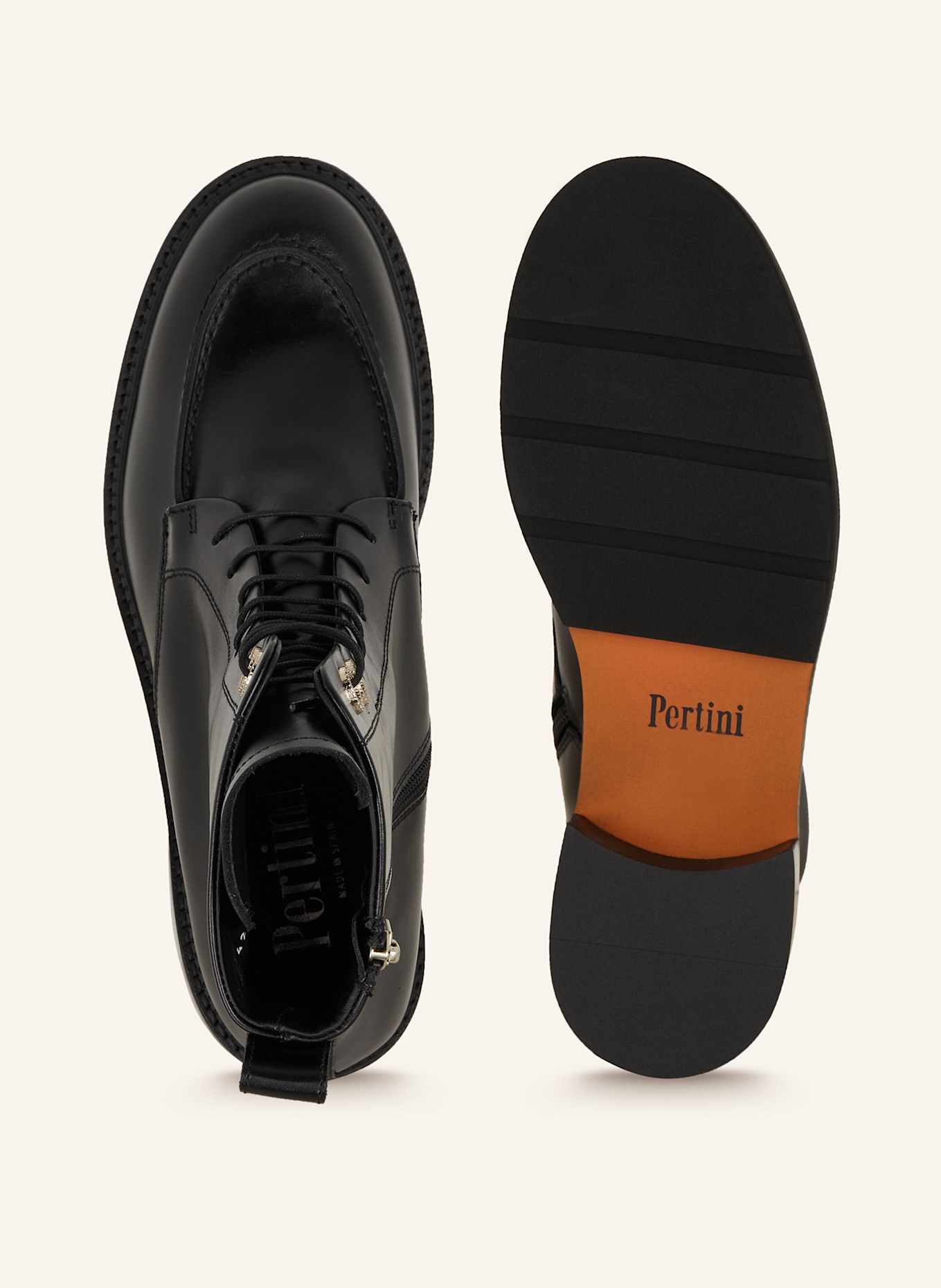 Pertini Lace-up boots: BLACK