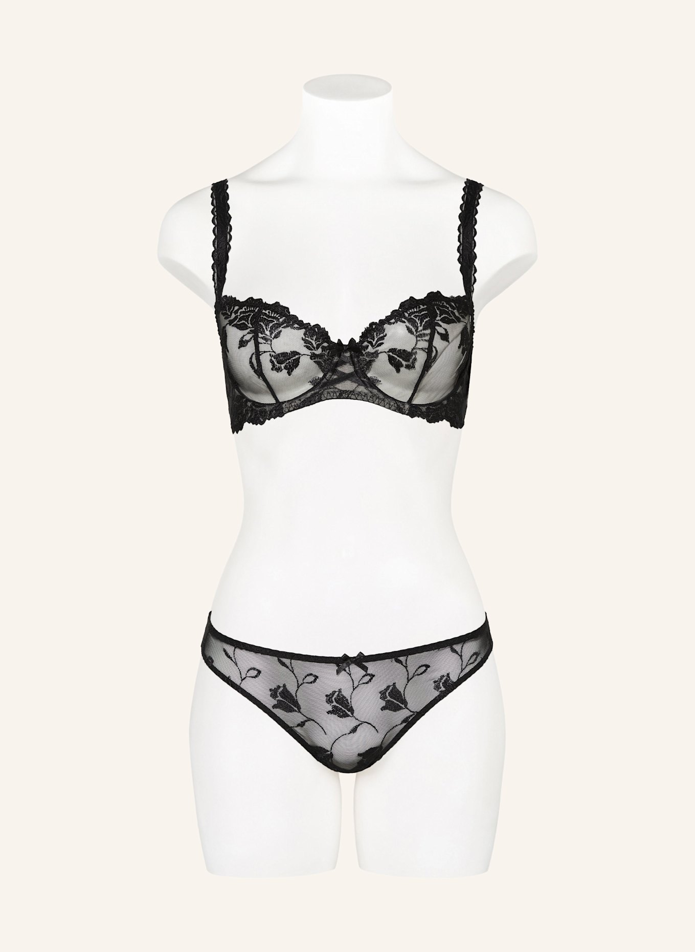 Aubade Stringi SOFTESSENCE: CZARNY