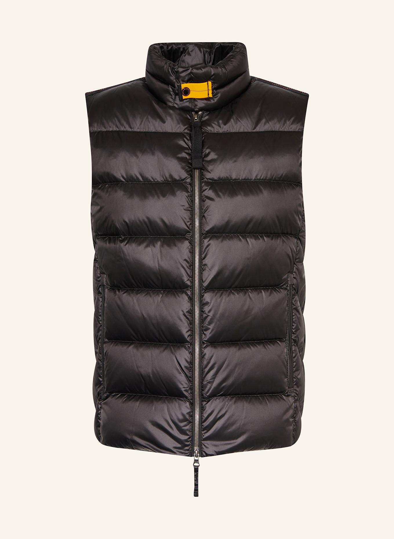 PARAJUMPERS Down vest JEORDIE in black