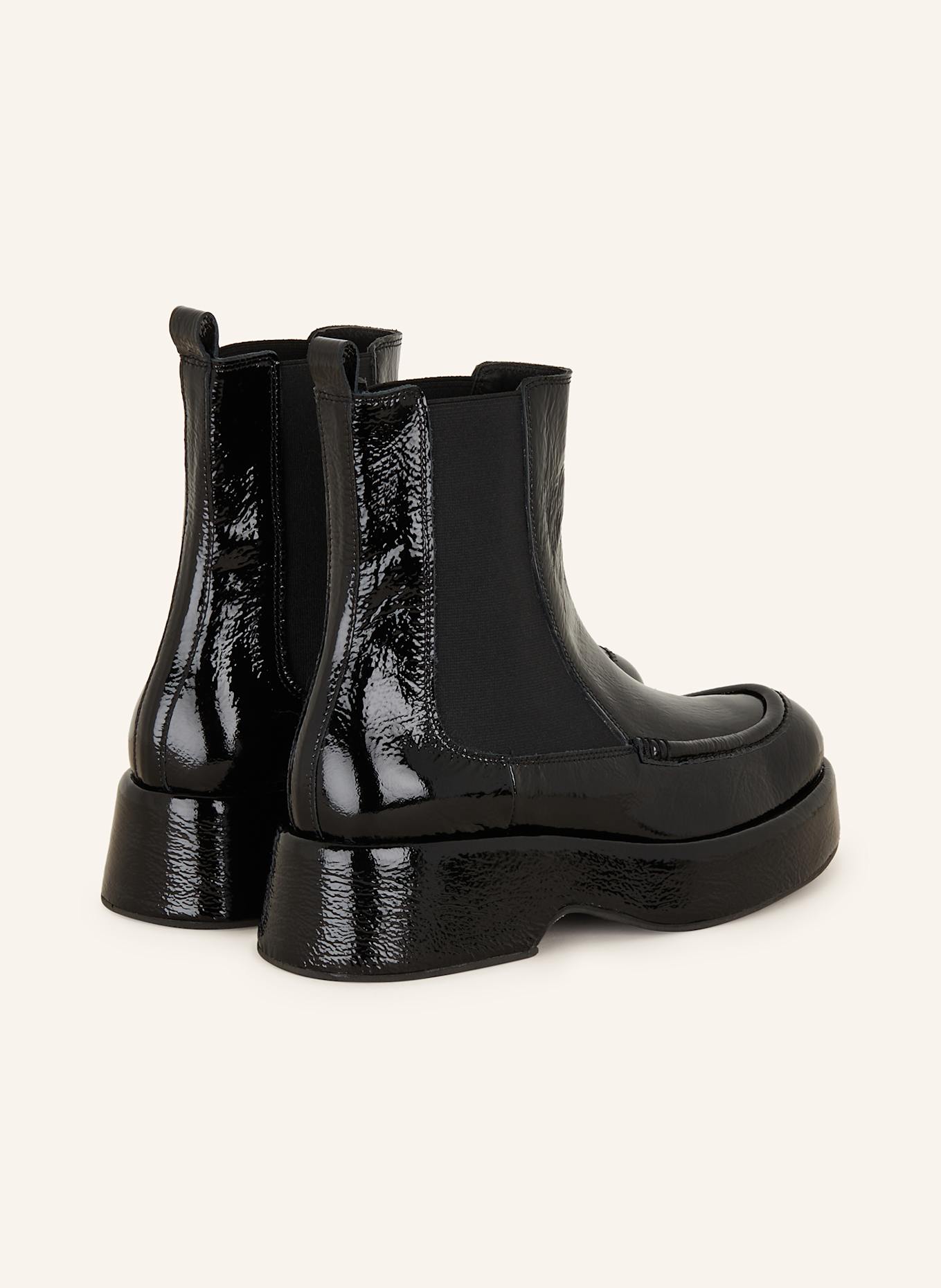 PONS QUINTANA Chelsea boty FLIPER: ČERNÁ