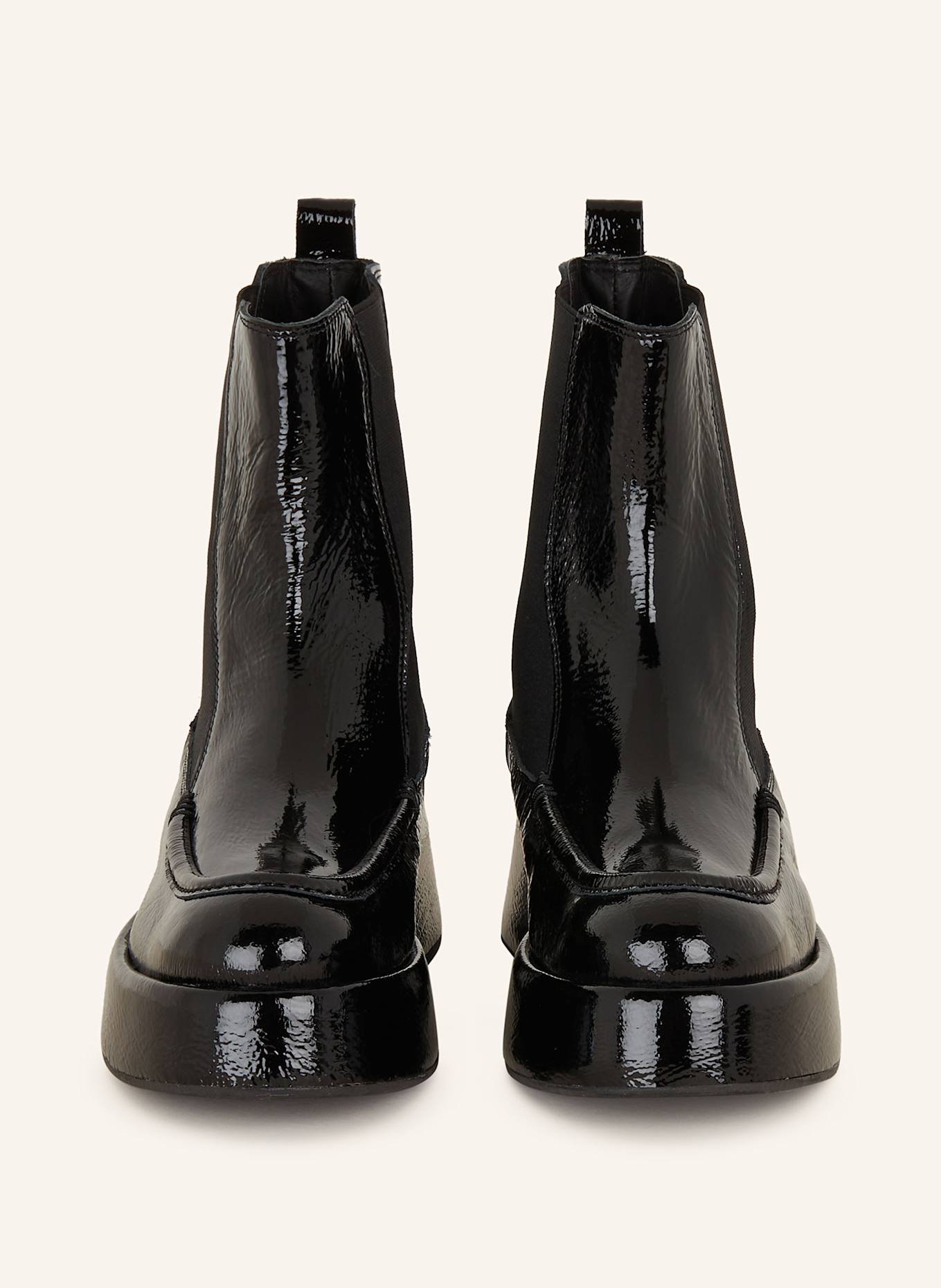 PONS QUINTANA Chelsea boty FLIPER: ČERNÁ