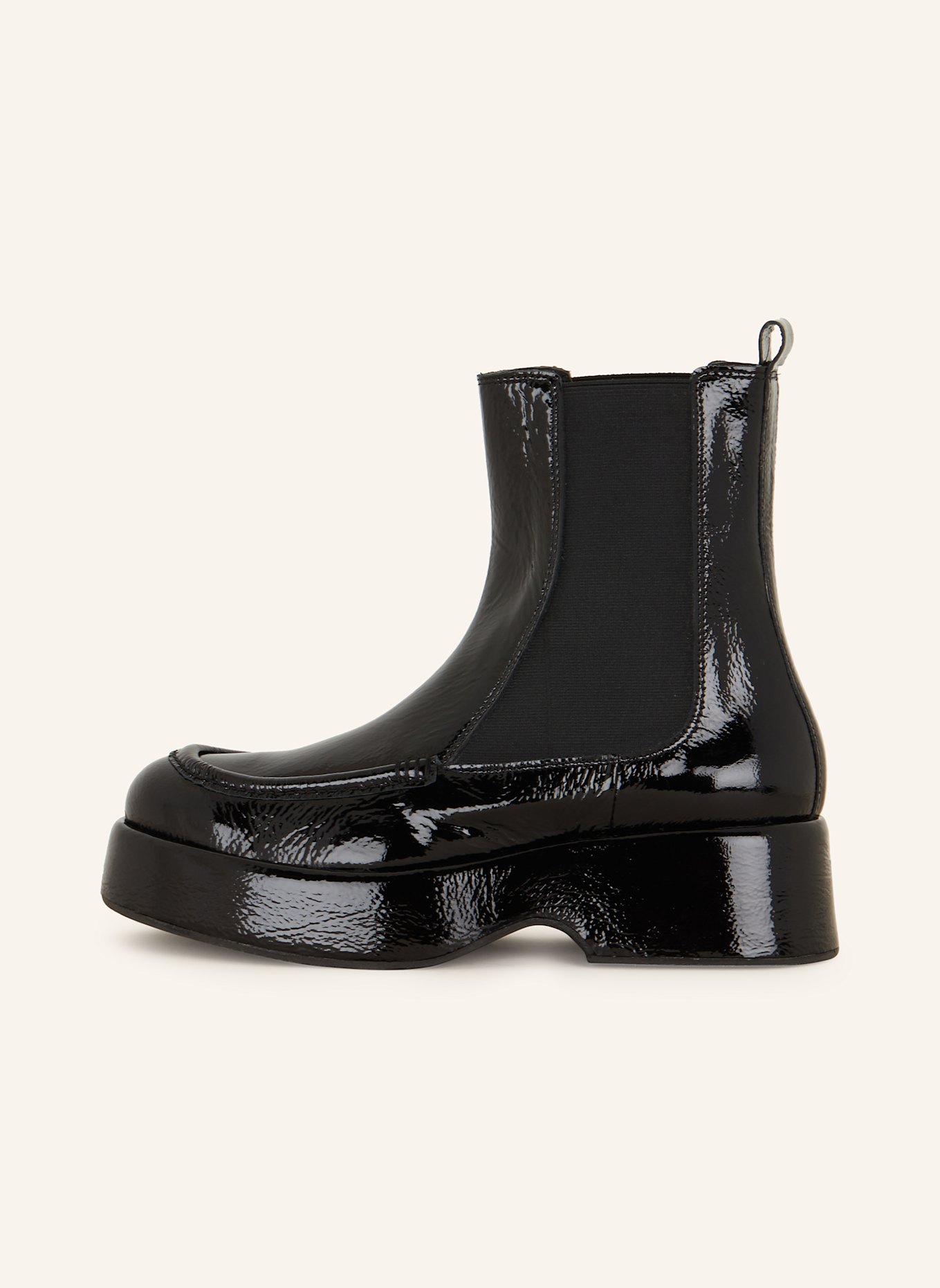 PONS QUINTANA Chelsea boty FLIPER: ČERNÁ