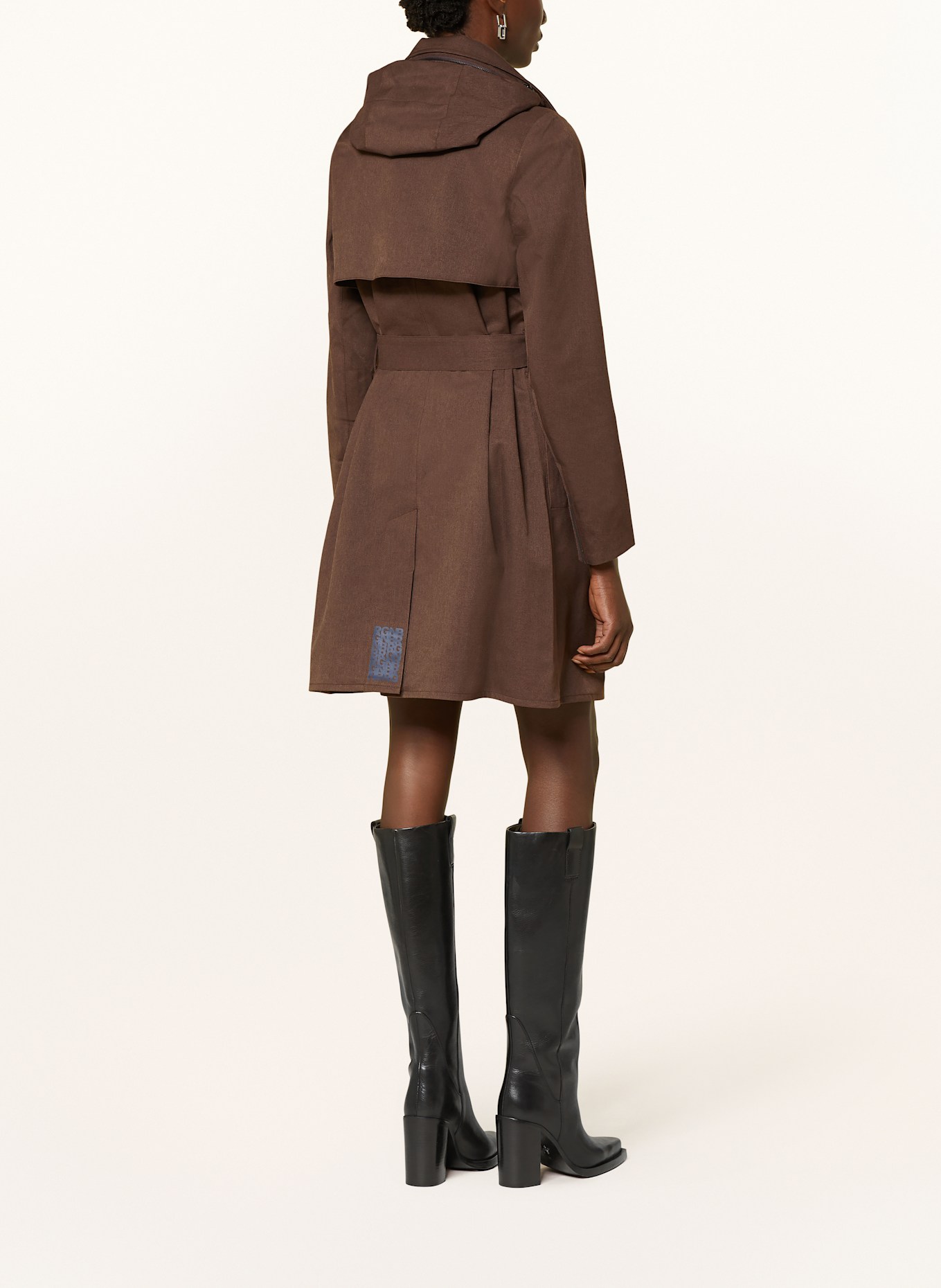 BRGN Regenmantel: DUNKELBRAUN