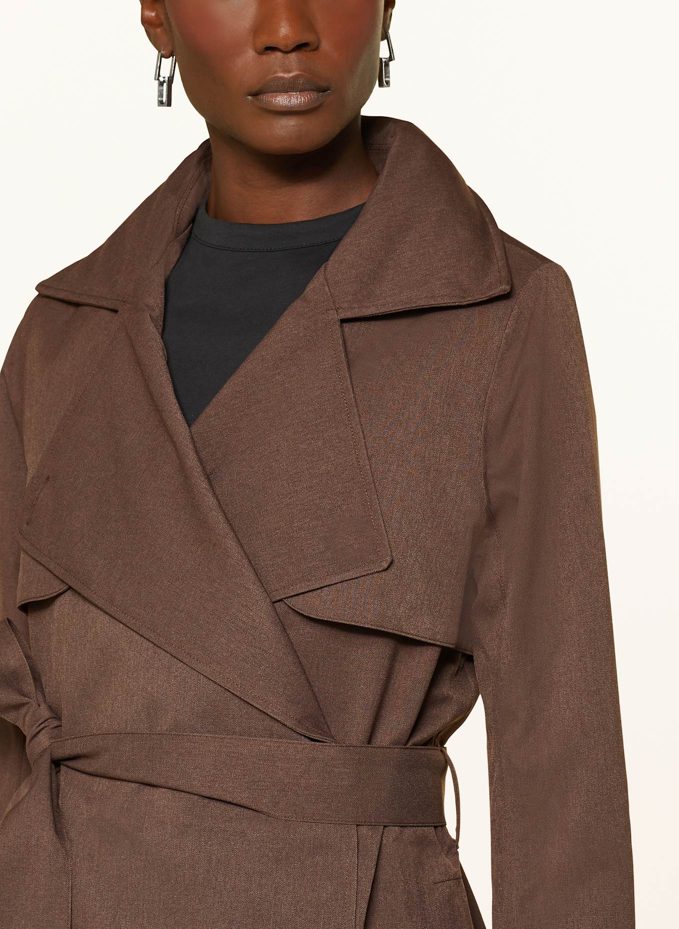 BRGN Regenmantel: DUNKELBRAUN