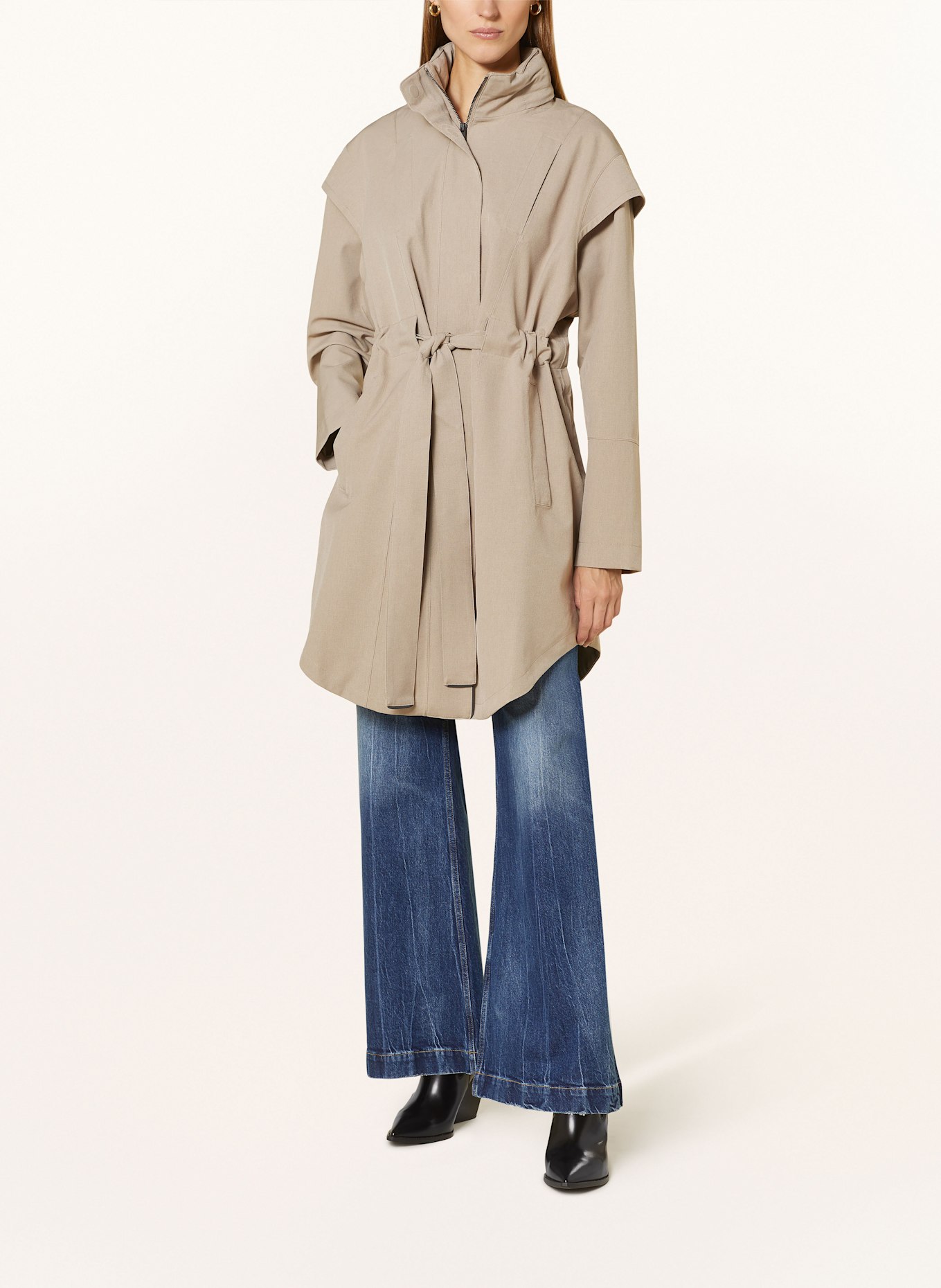 BRGN Regenmantel MONSUN: TAUPE