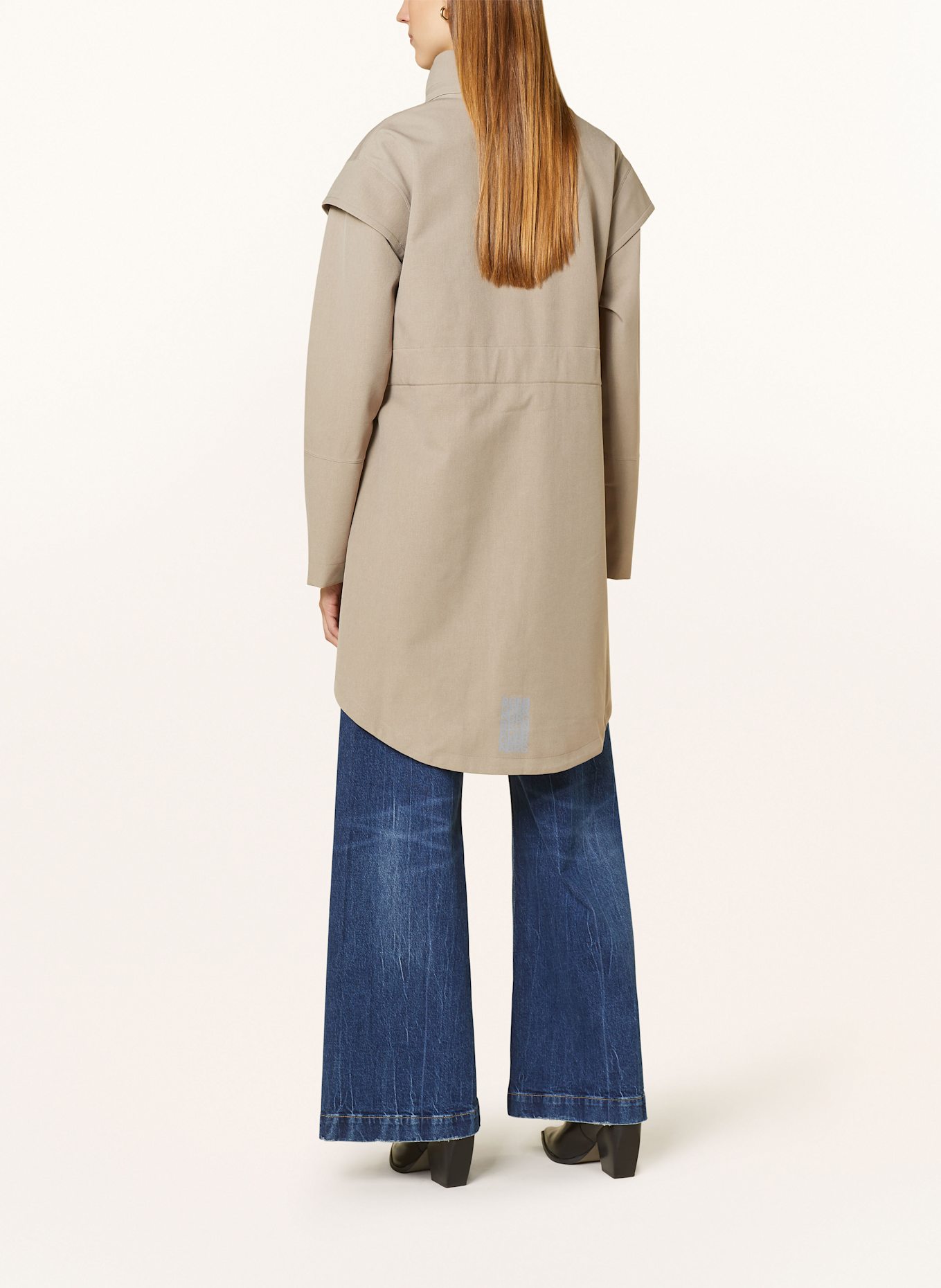 BRGN Regenmantel MONSUN: TAUPE