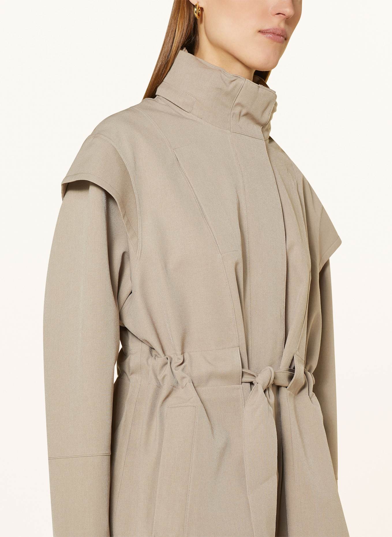 BRGN Regenmantel MONSUN: TAUPE