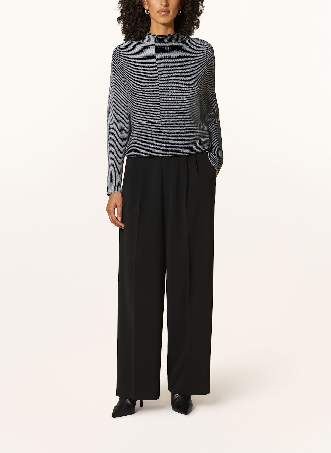EMPORIO ARMANI Pullover: SCHWARZ/ GRAU
