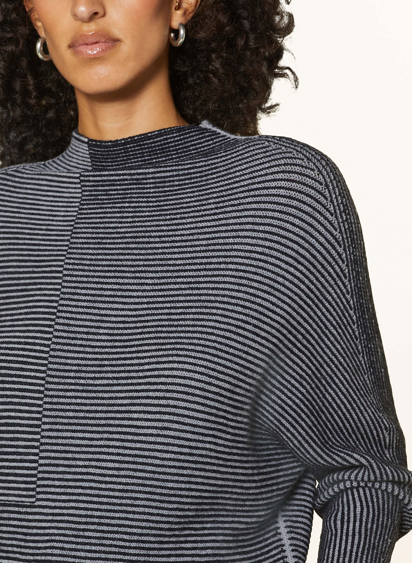 EMPORIO ARMANI Pullover: SCHWARZ/ GRAU