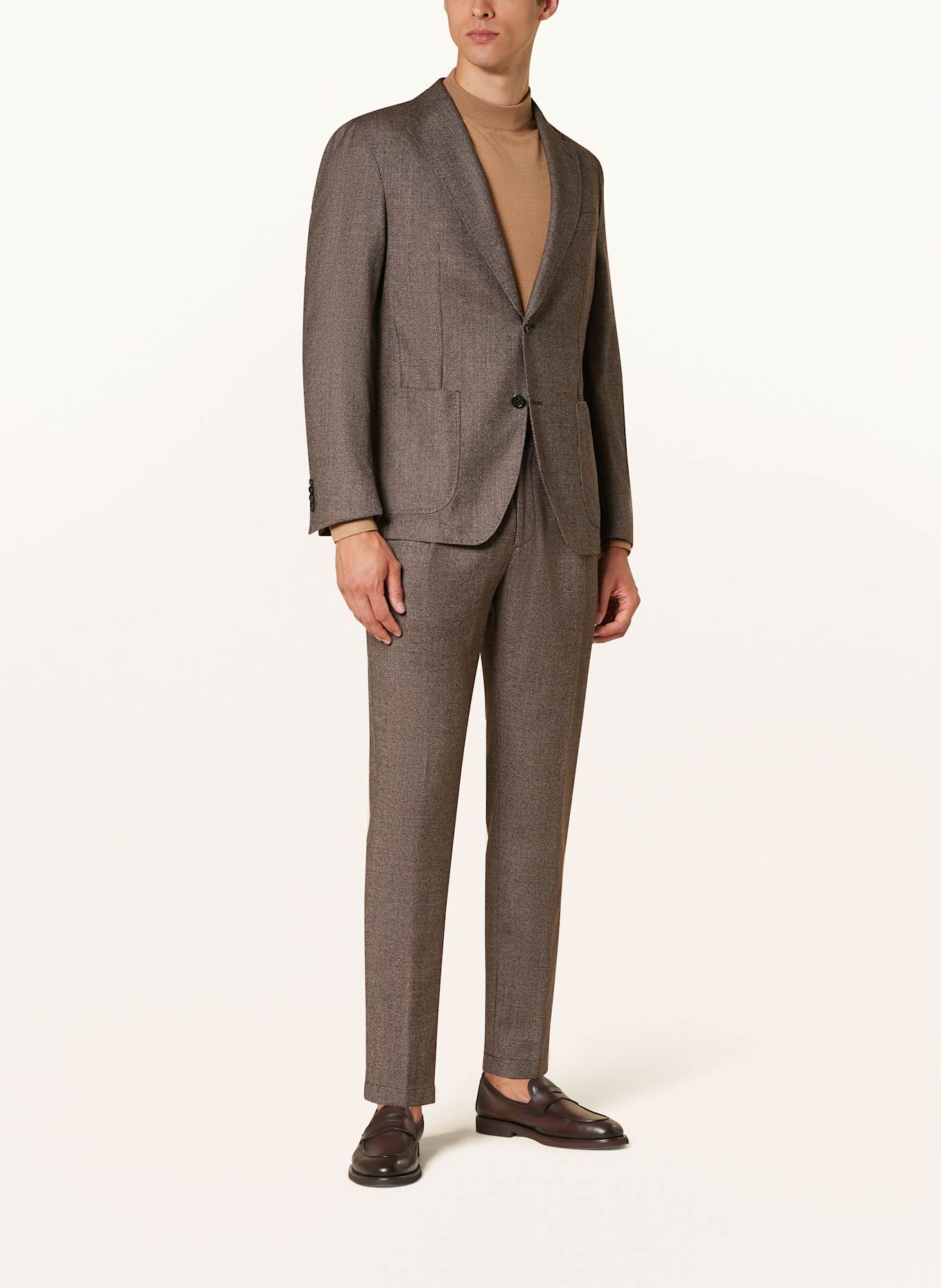 windsor. JIRO extra slim fit suit FIT jacket, Color: 250 Dark Beige                 250 (Image 2)