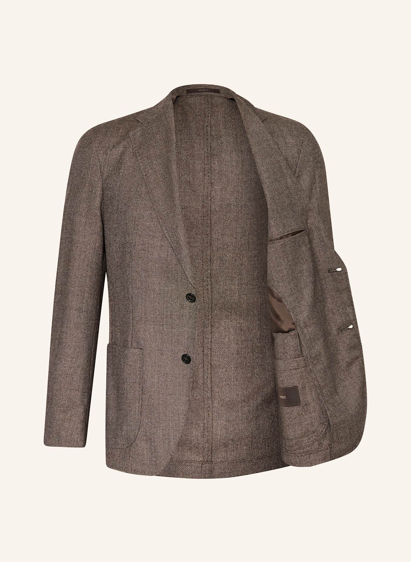 windsor. JIRO extra slim fit suit FIT jacket, Color: 250 Dark Beige                 250 (Image 4)
