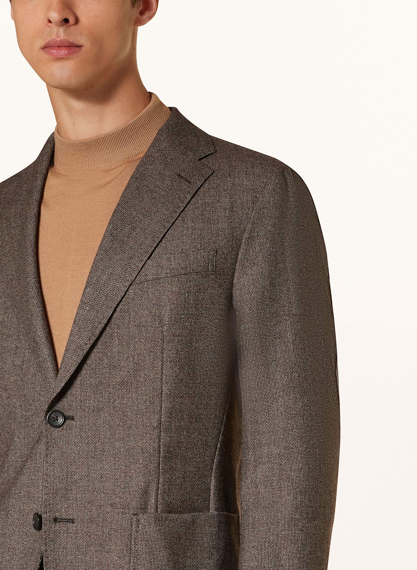 windsor. JIRO extra slim fit suit FIT jacket, Color: 250 Dark Beige                 250 (Image 5)