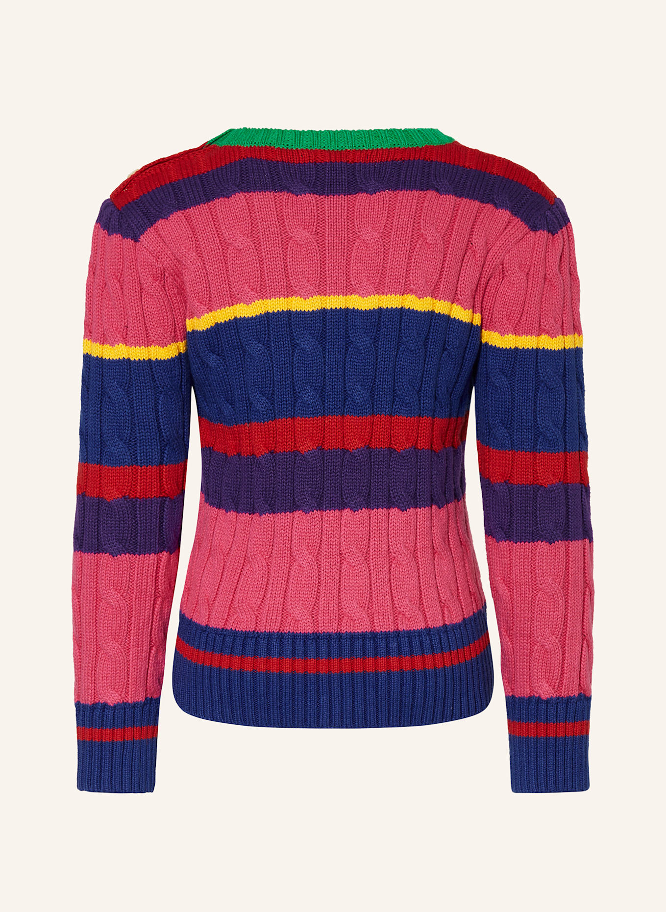 POLO RALPH LAUREN Pullover: PINK / BLAU
