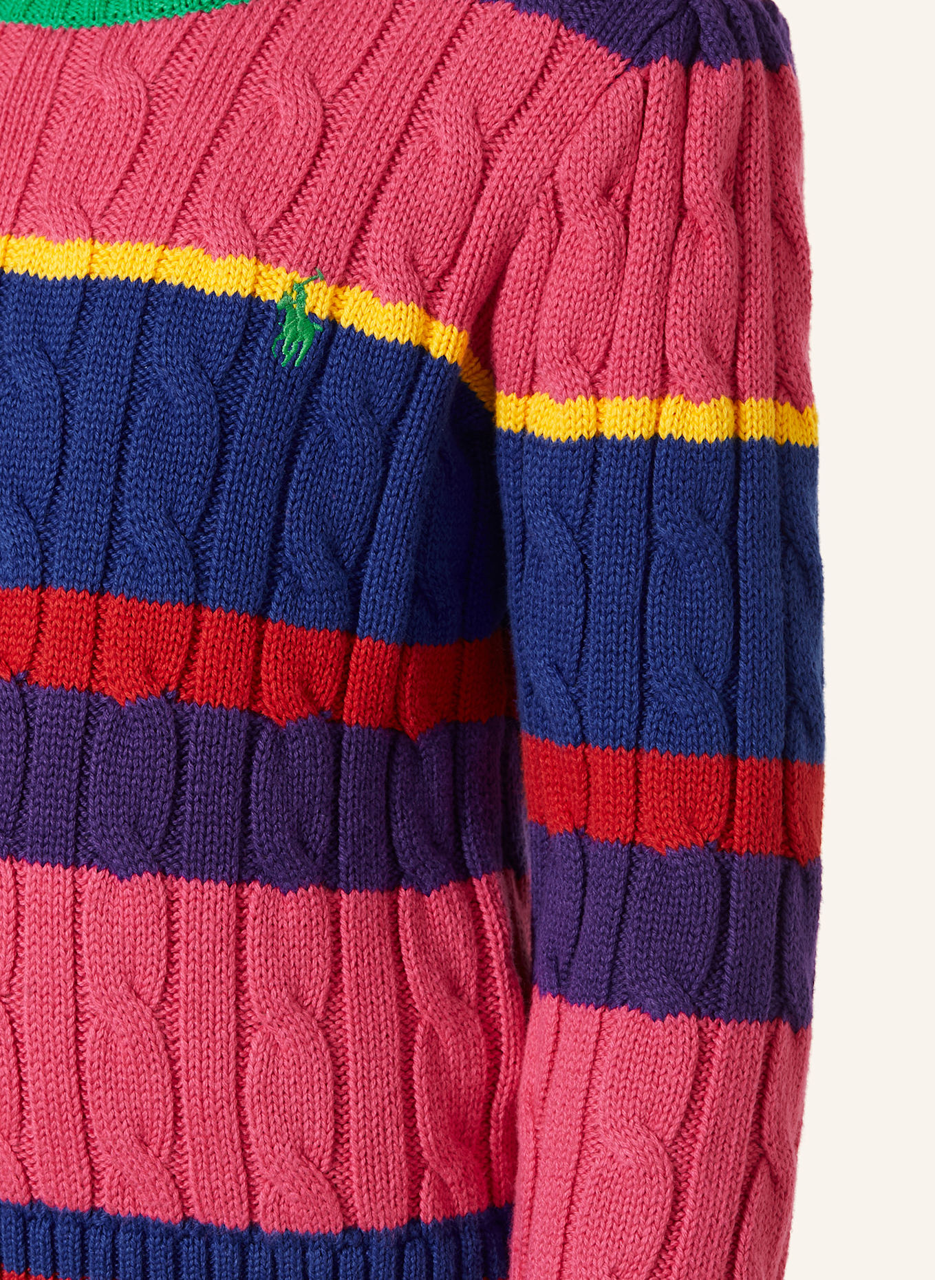 POLO RALPH LAUREN Pullover: PINK / BLAU