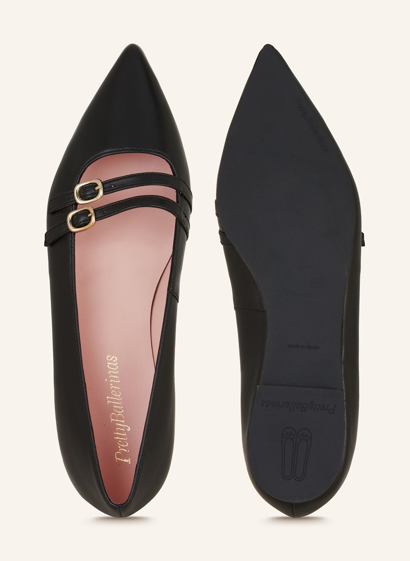 Pretty Ballerinas Mary-Jane-Ballerinas ELLA: SCHWARZ