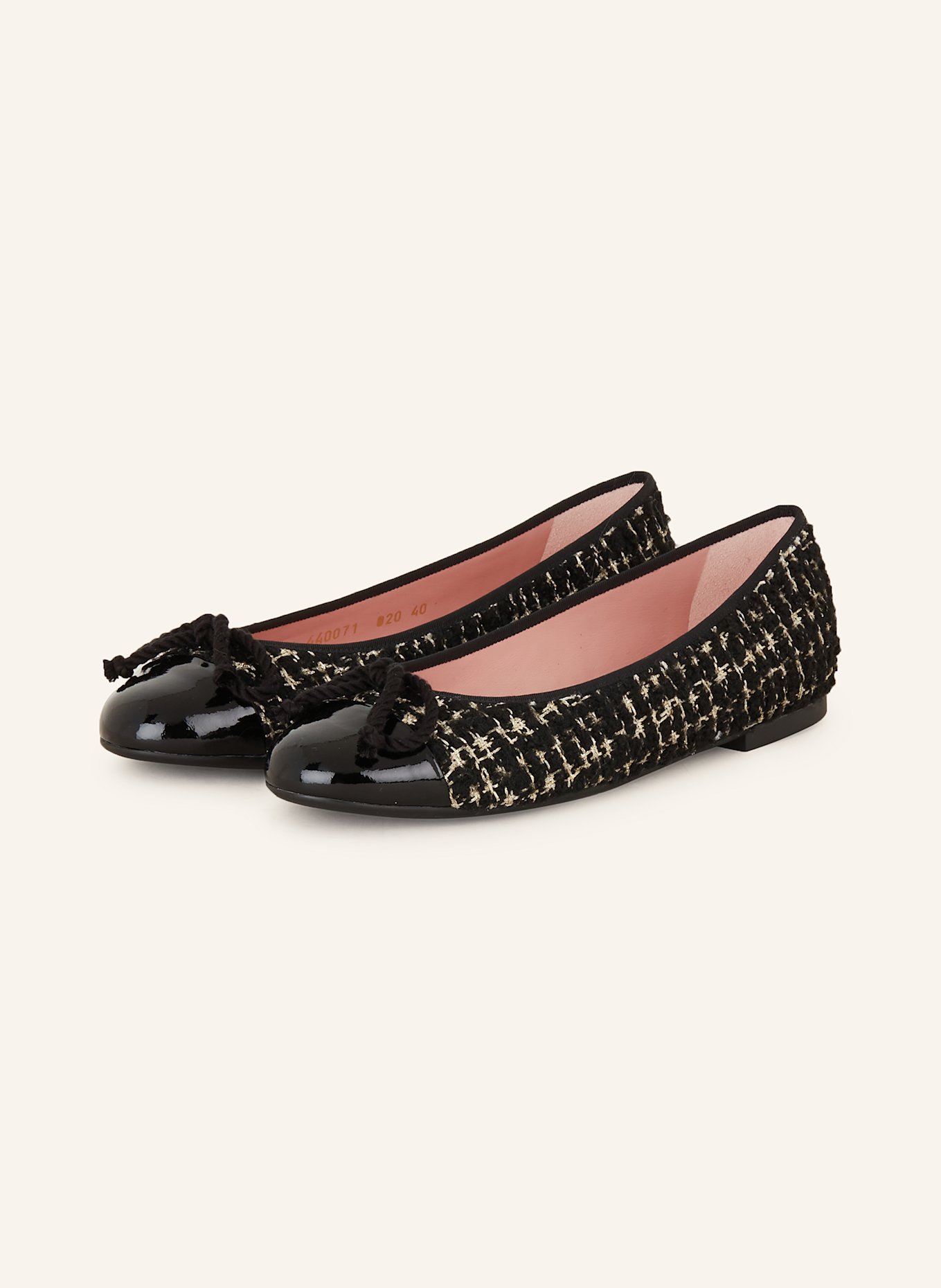 Pretty Ballerinas Ballet flats NICOLE with glitter thread