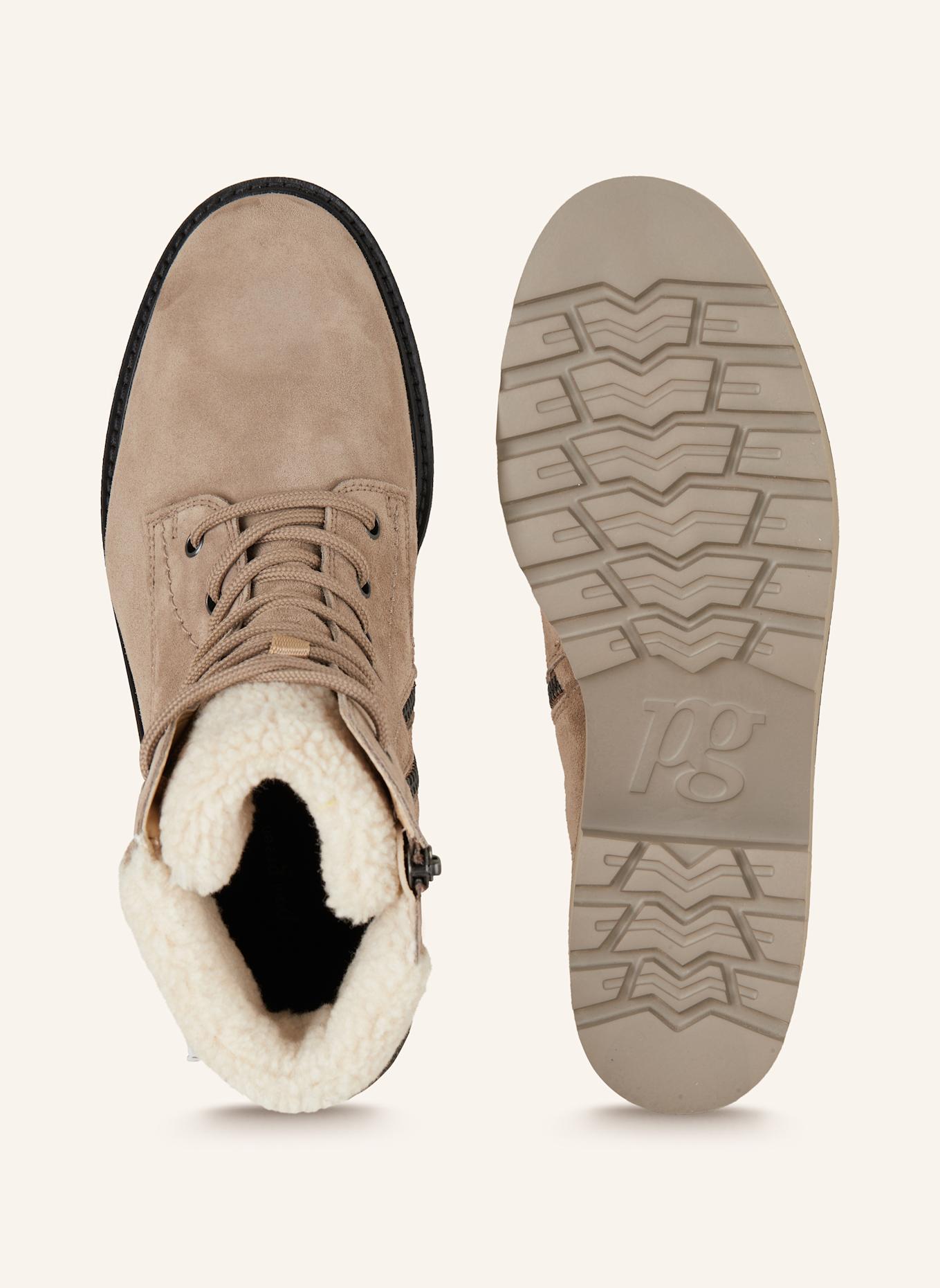 paul green Schnürboots: BEIGE