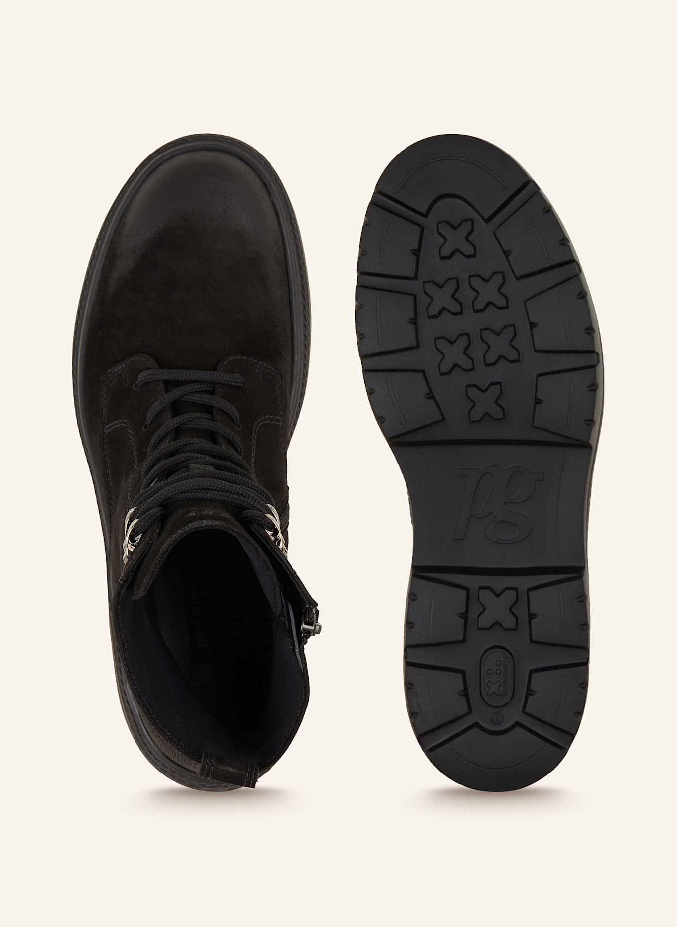 paul green Schnürboots: SCHWARZ