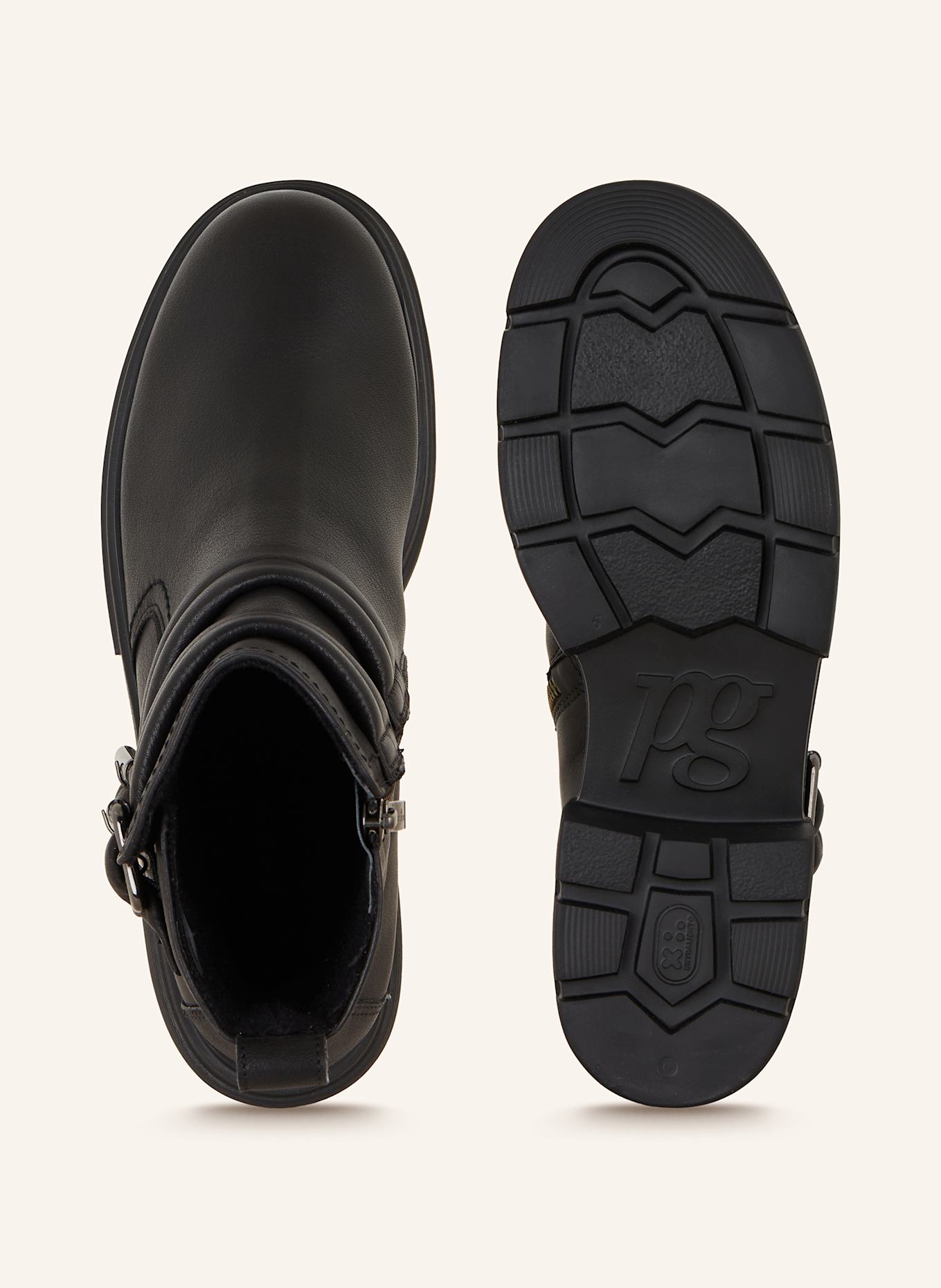 paul green Biker boots: BLACK