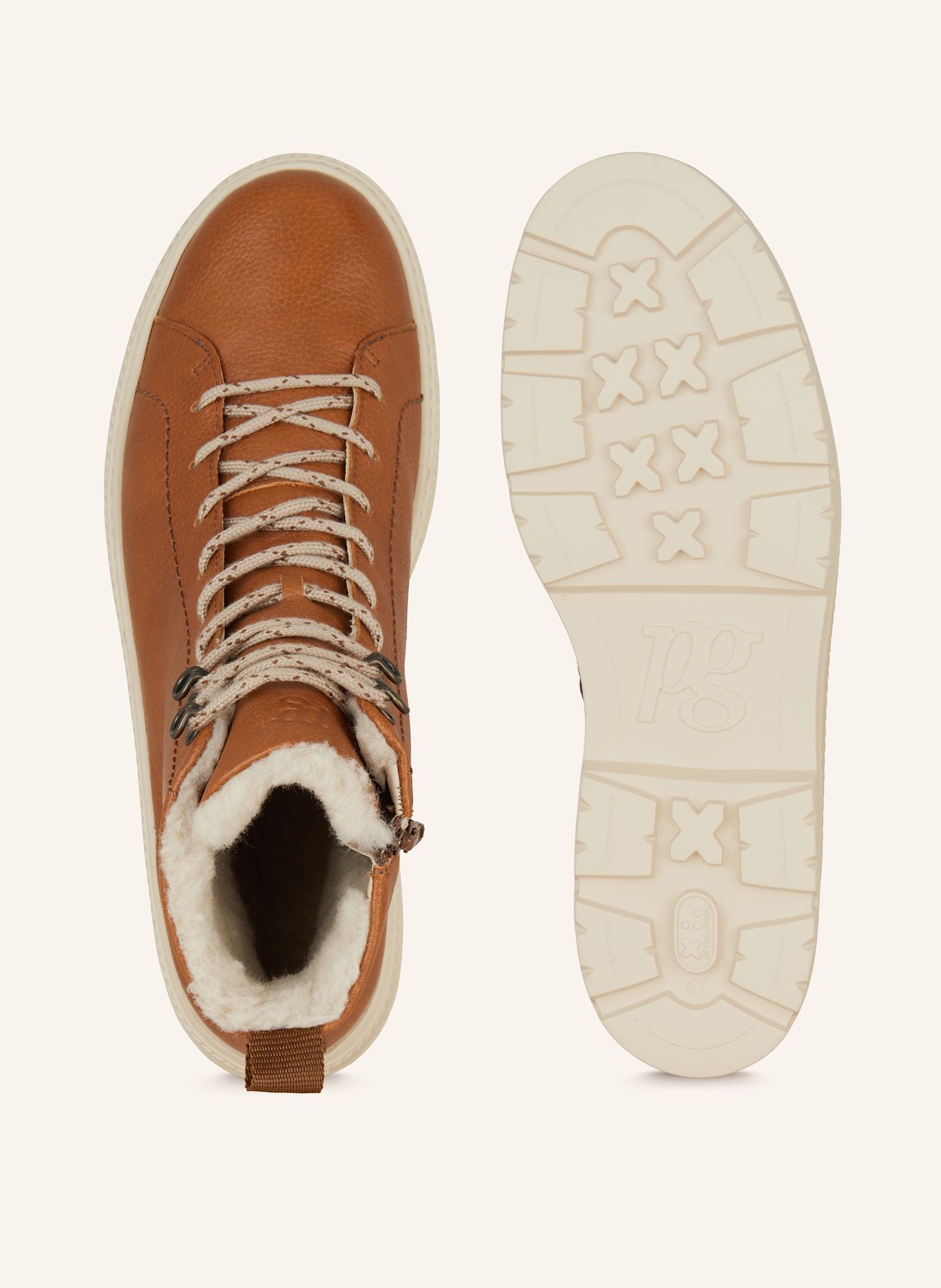 paul green Schnürboots: BRAUN