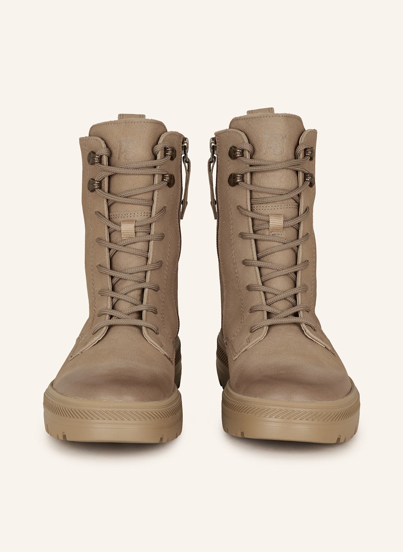 paul green Lace-up boots: LIGHT BROWN