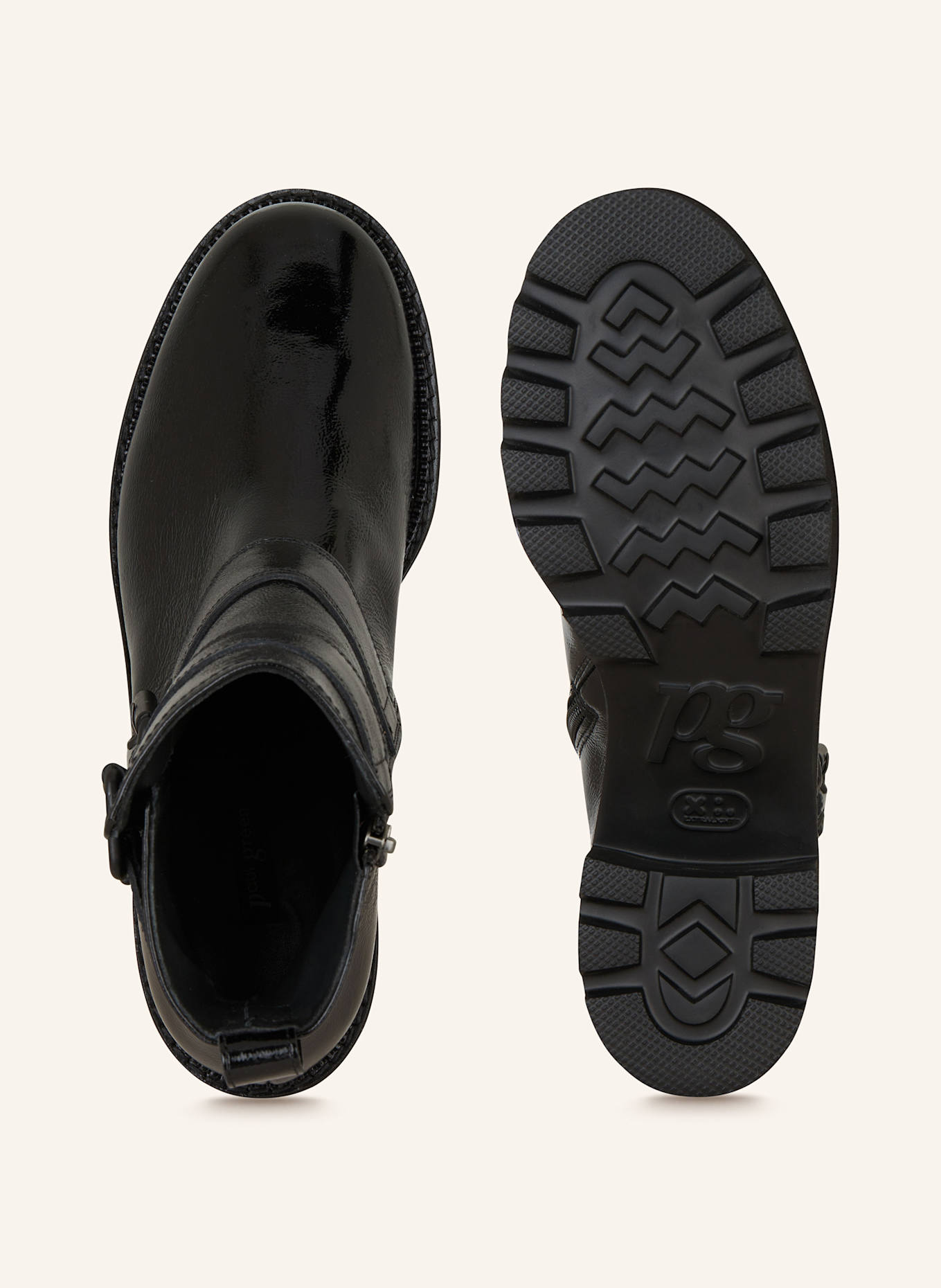 paul green Biker Boots: SCHWARZ